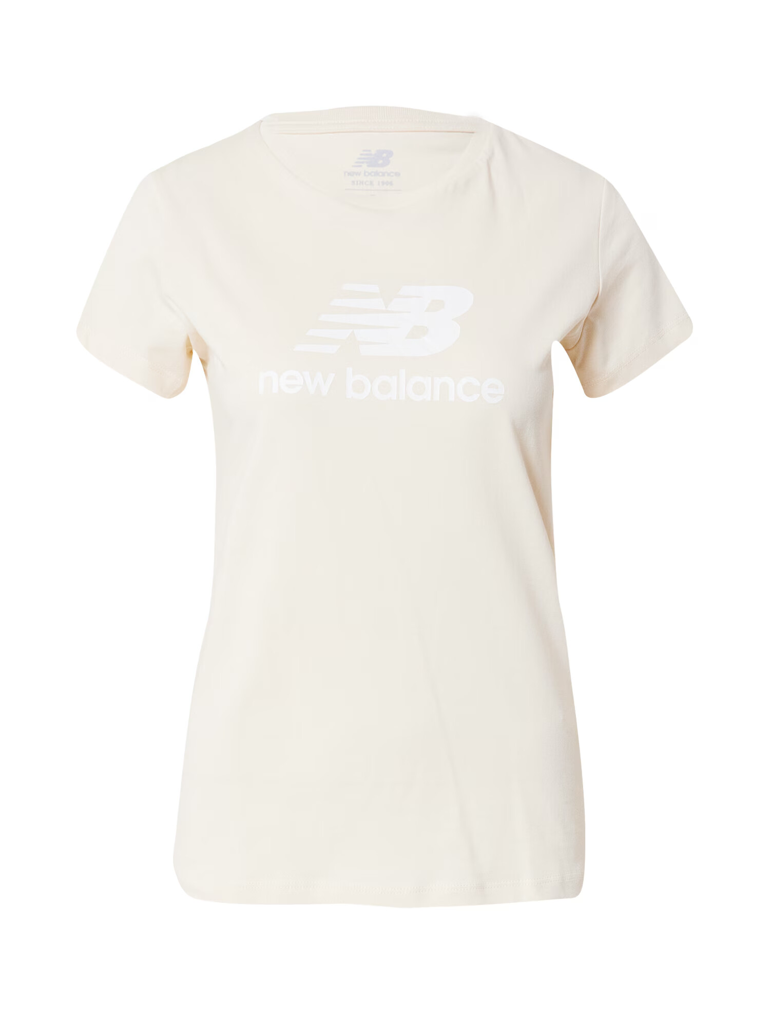 new balance Μπλουζάκι λευκό / offwhite - Pepit.gr