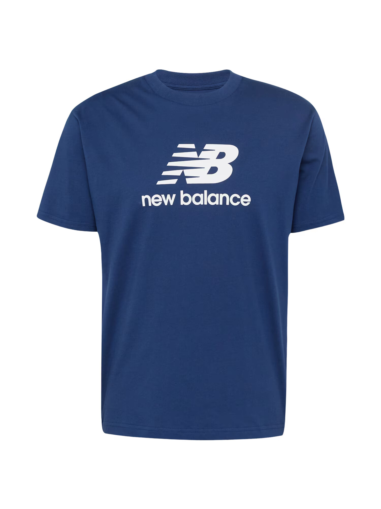 new balance Μπλουζάκι ναυτικό μπλε / λευκό - Pepit.gr