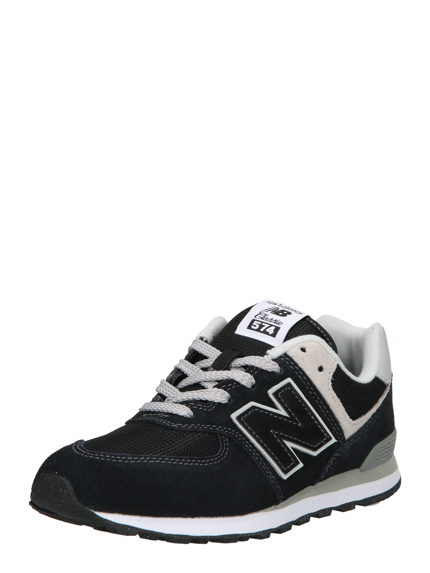 new balance Σνίκερ '574' ανοικτό γκρι / μαύρο - Pepit.gr