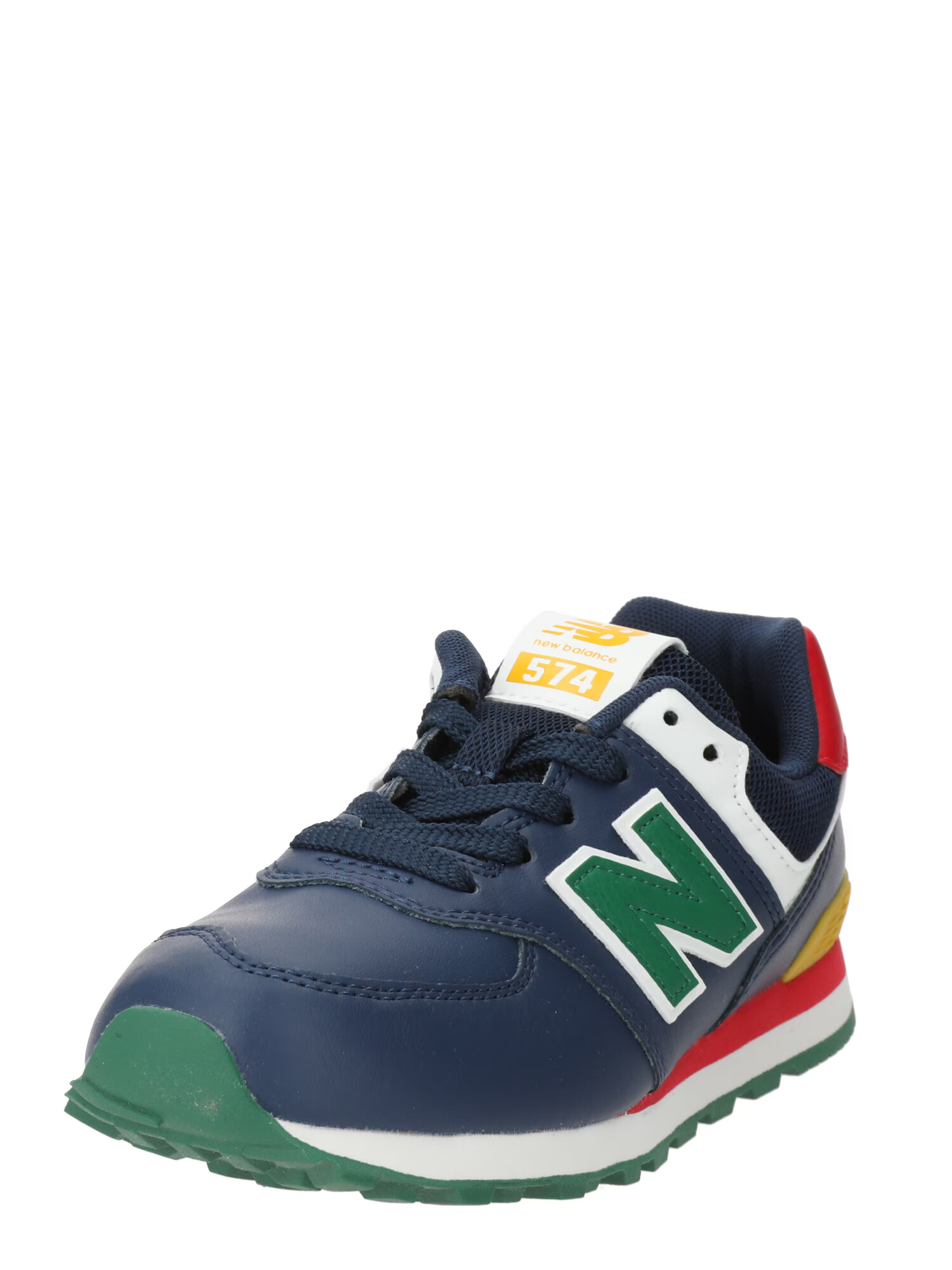 new balance Σνίκερ '574' ναυτικό μπλε / κίτρινο / πράσινο / offwhite - Pepit.gr