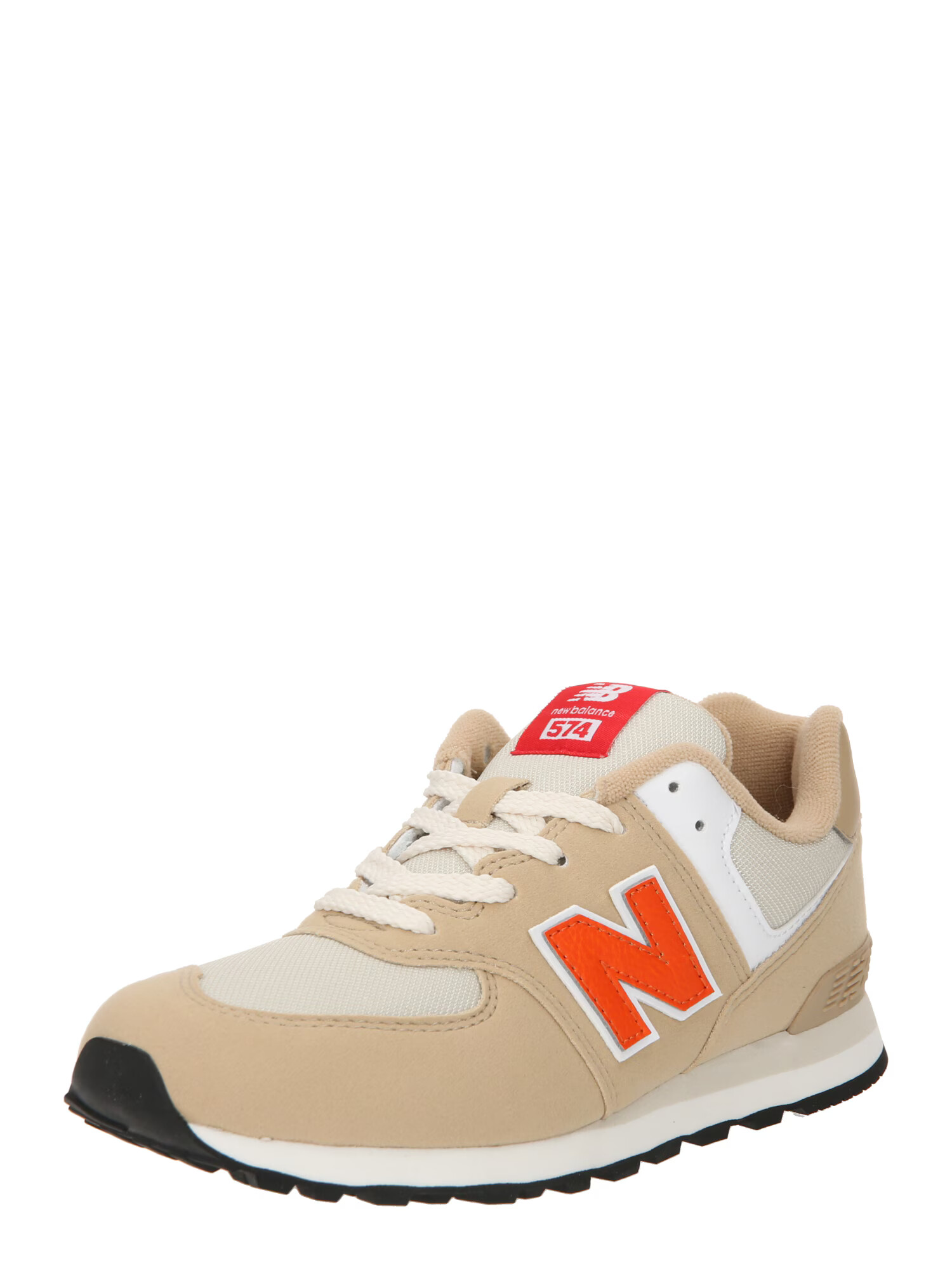 new balance Σνίκερ χαμηλό '574' σκούρο μπεζ / πορτοκαλί / λευκό - Pepit.gr