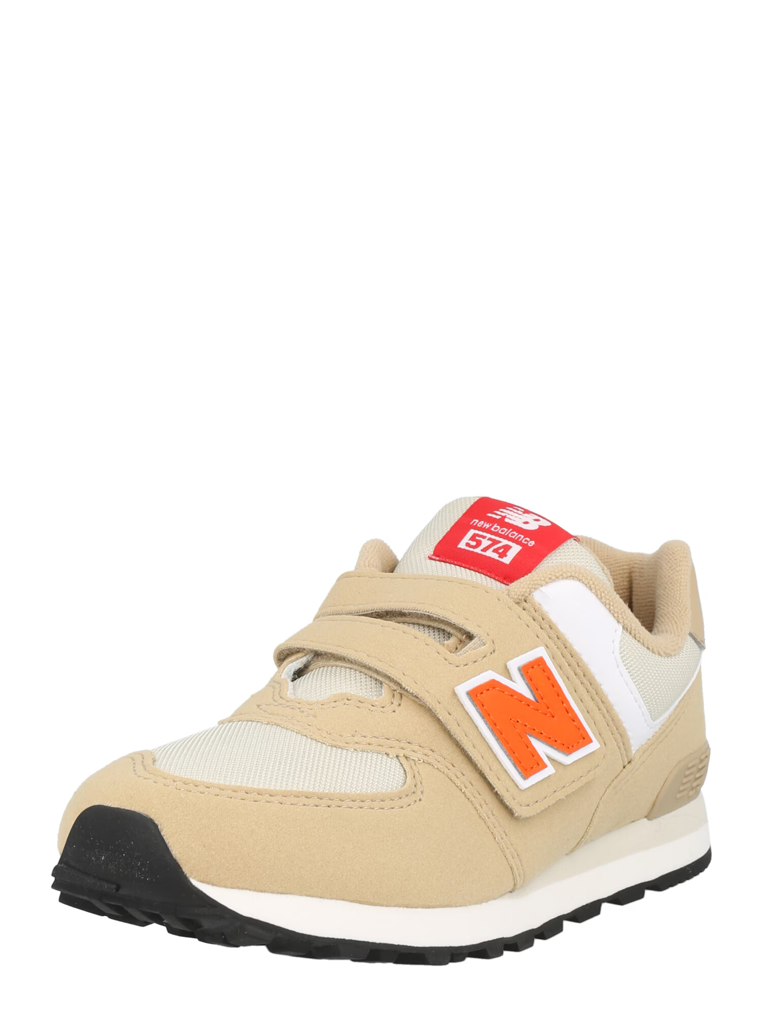 new balance Σνίκερ '574' σκούρο μπεζ / πορτοκαλί / λευκό - Pepit.gr