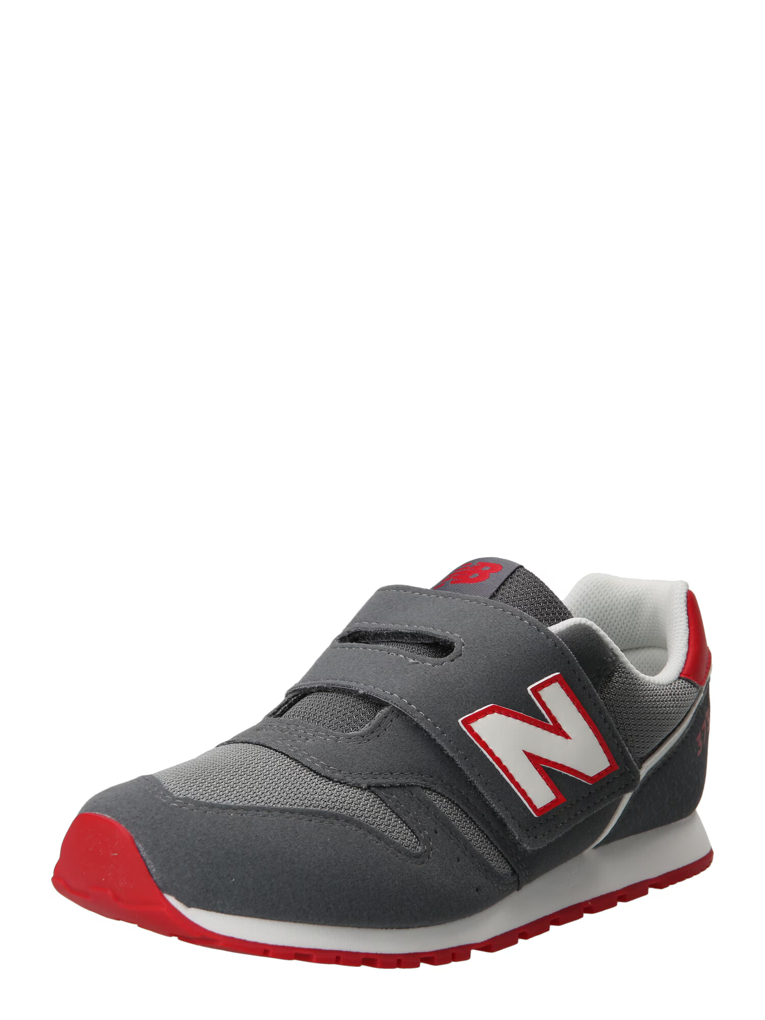 new balance Σνίκερ ασημόγκριζο / πέτρα / κόκκινο φωτιάς / λευκό - Pepit.gr