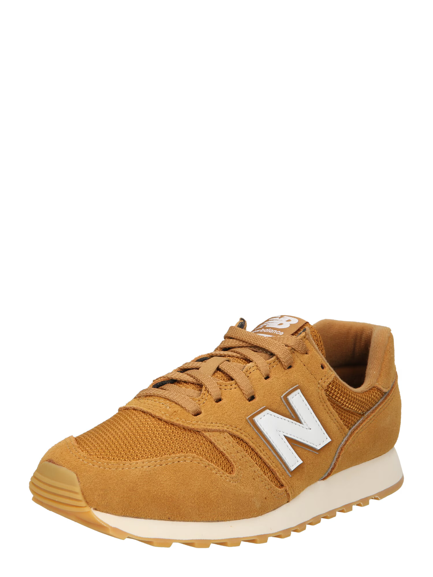 new balance Σνίκερ χαμηλό '373' καφέ σκουριάς / λευκό - Pepit.gr