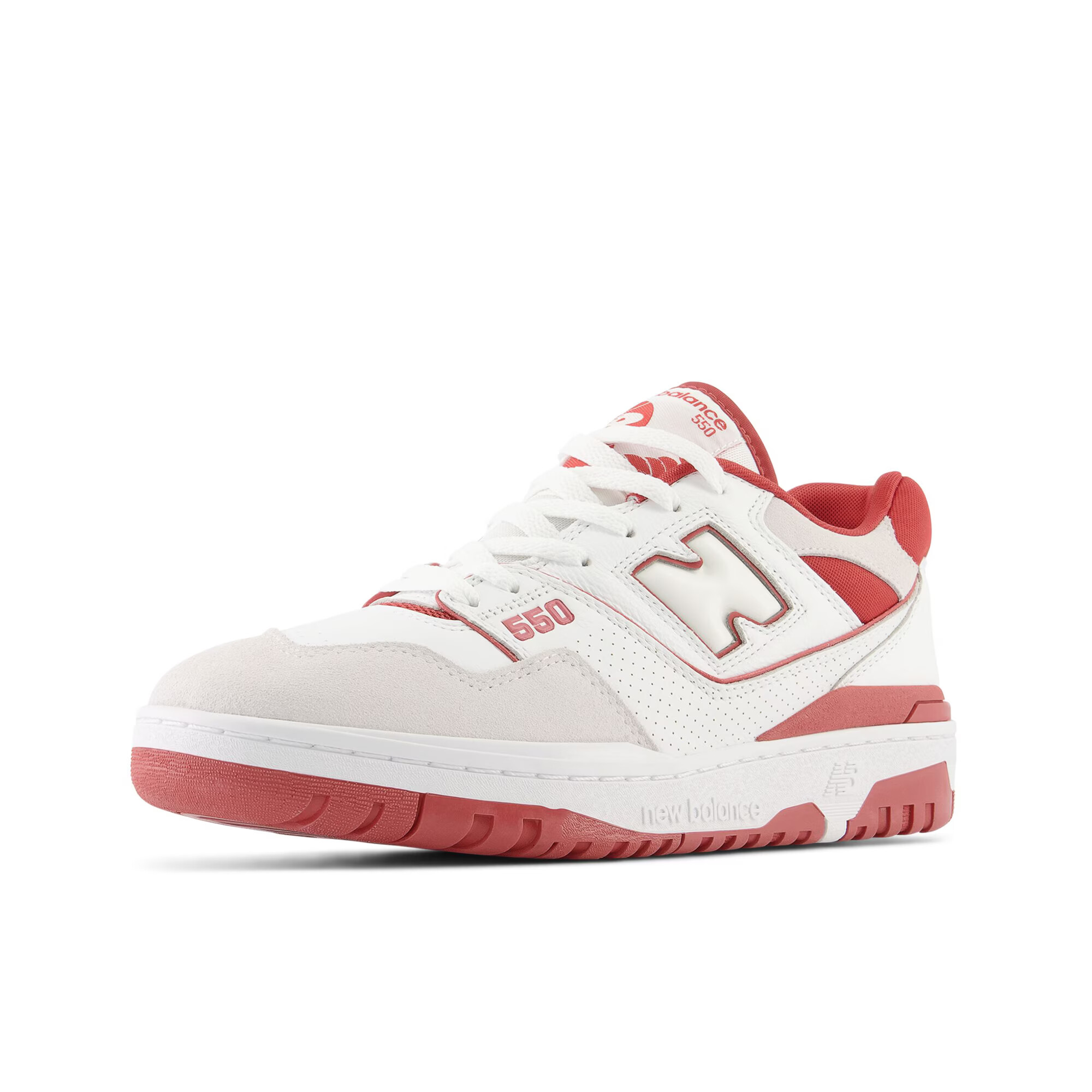 new balance Σνίκερ χαμηλό '550' μπεζ / κόκκινο / λευκό - Pepit.gr