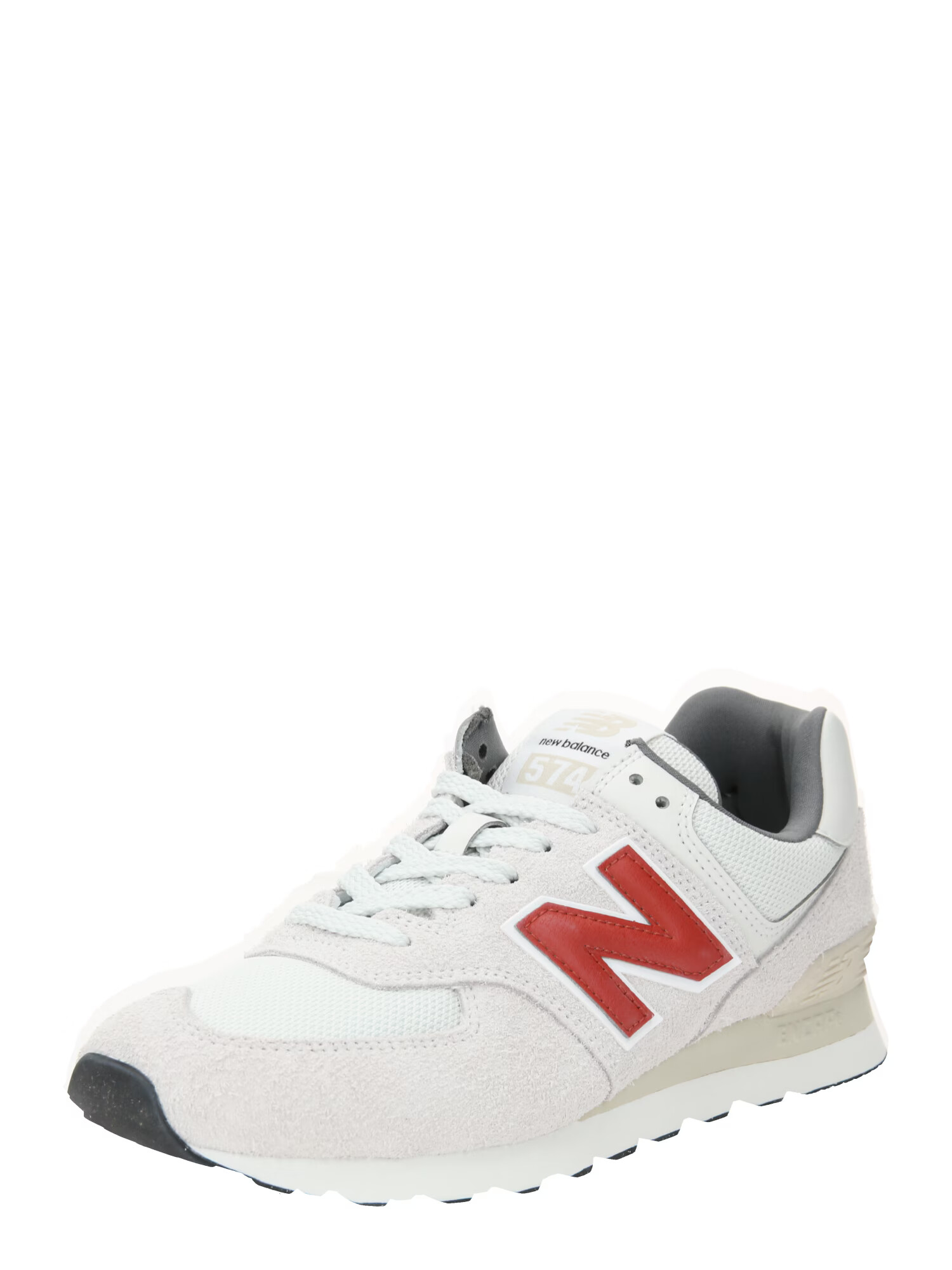 new balance Σνίκερ χαμηλό '574' ανοικτό γκρι / κόκκινο / λευκό - Pepit.gr