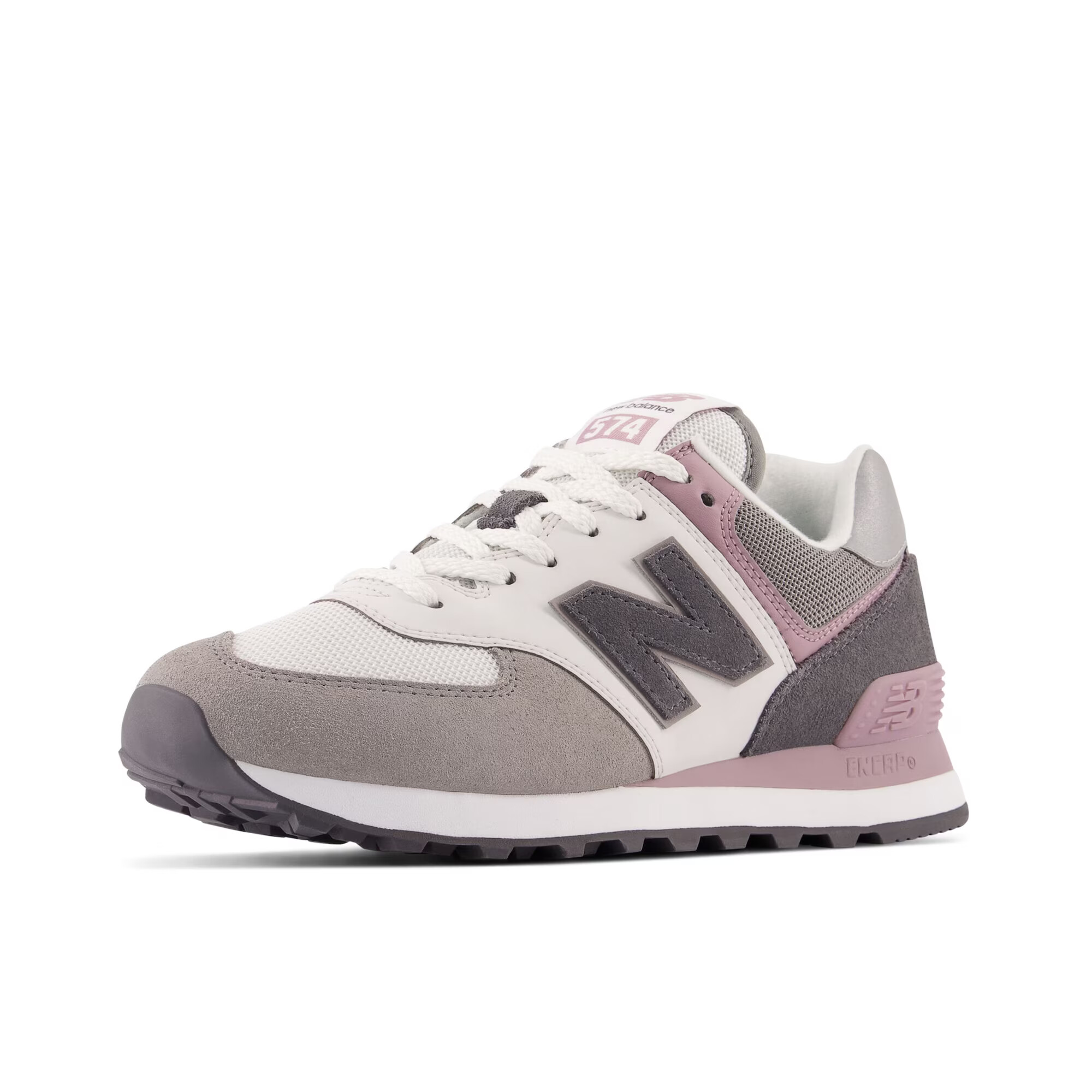 new balance Σνίκερ χαμηλό '574' γκρι / λιλά / μοβ / λευκό - Pepit.gr