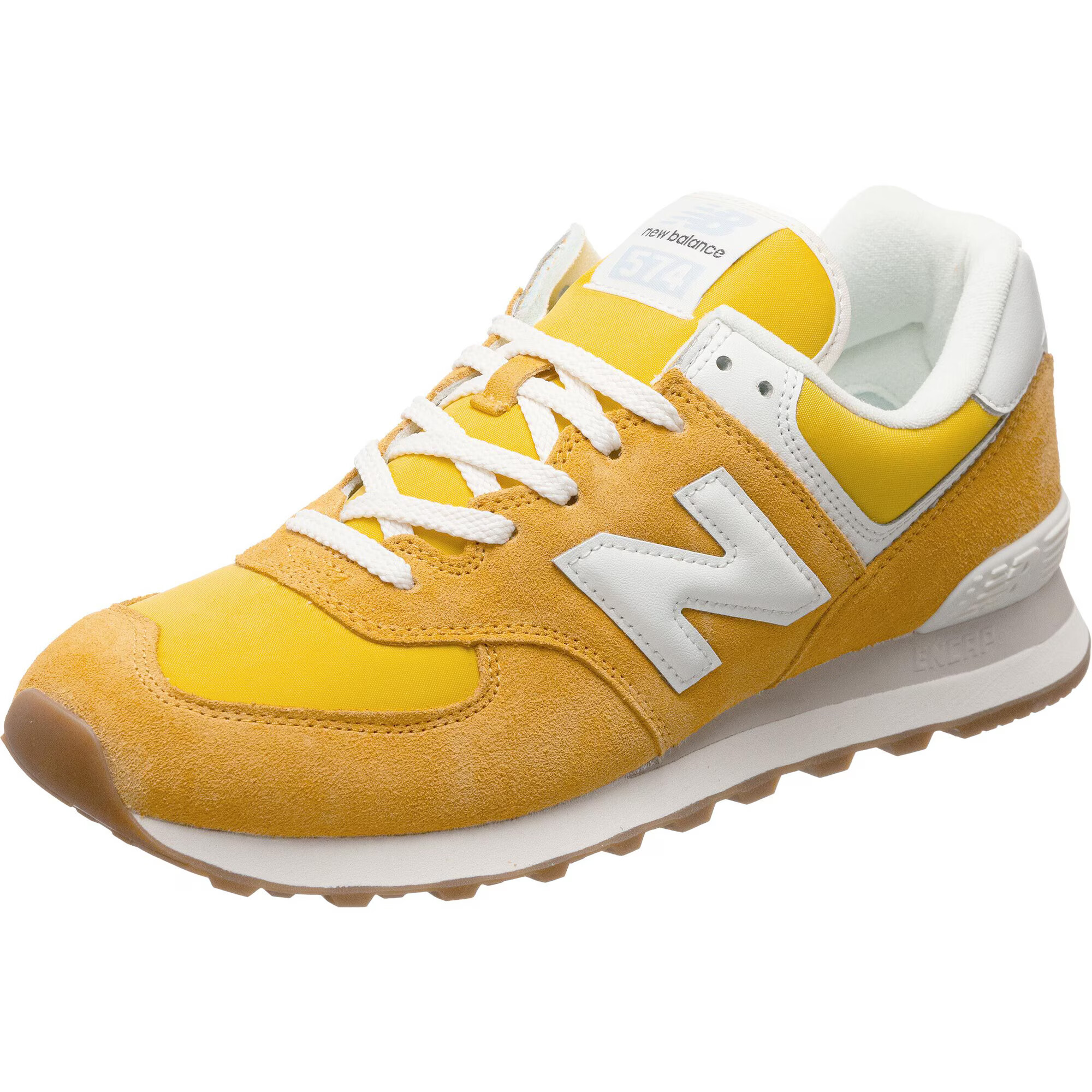 new balance Σνίκερ χαμηλό '574' κίτρινο / σαφράν / λευκό - Pepit.gr