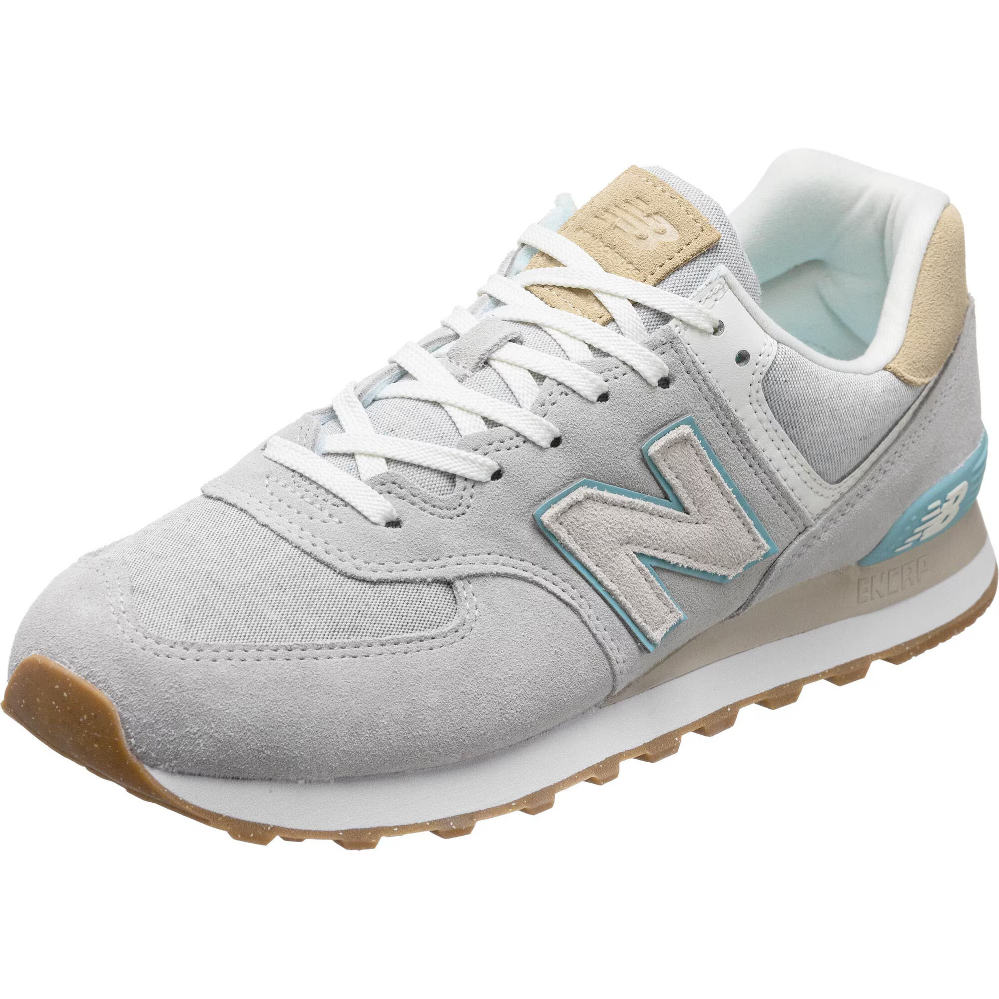 new balance Σνίκερ χαμηλό '574' κρεμ / γαλάζιο / ανοικτό γκρι / λευκό - Pepit.gr