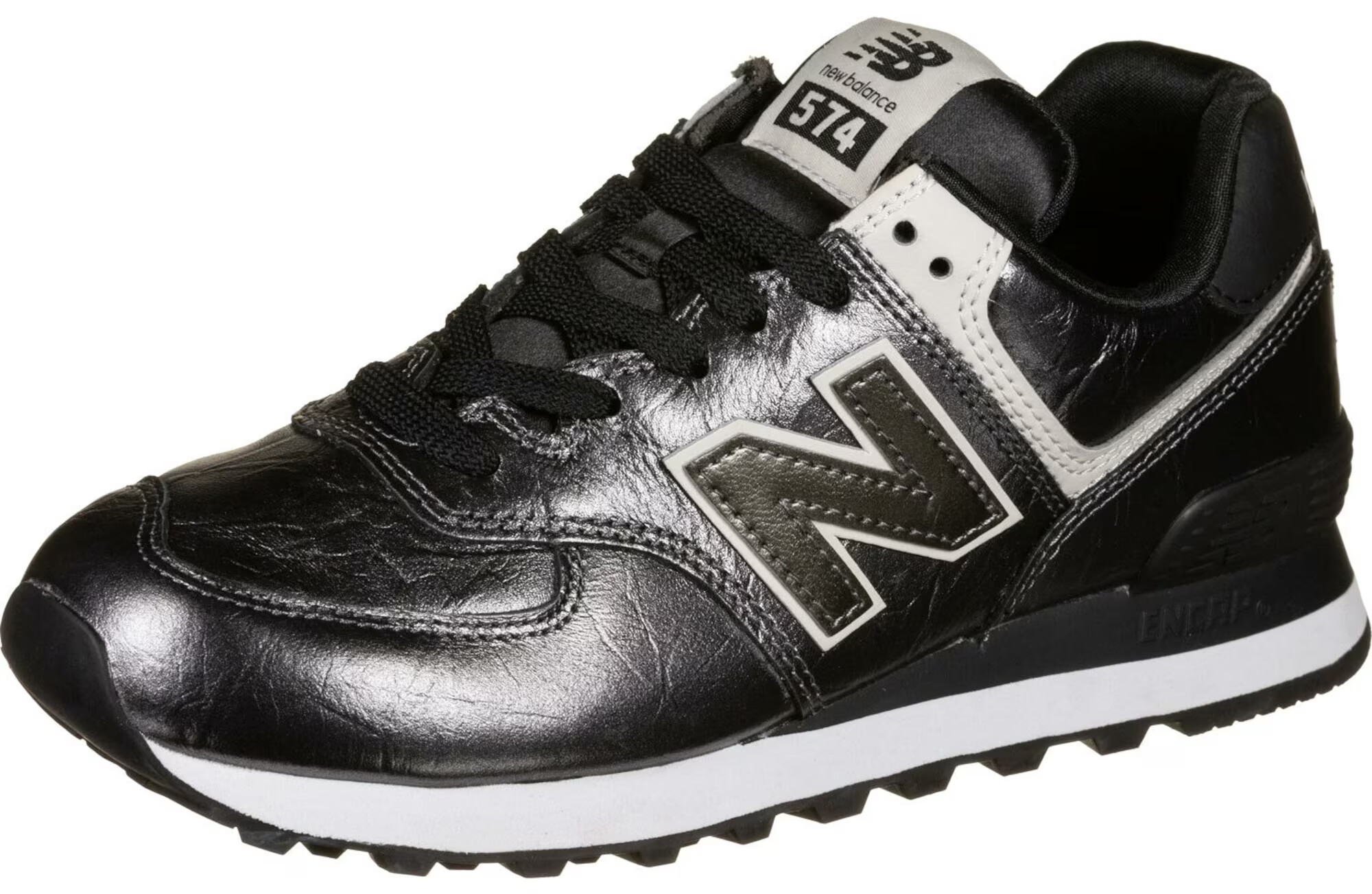 new balance Σνίκερ χαμηλό '574' μαύρο / λευκό - Pepit.gr