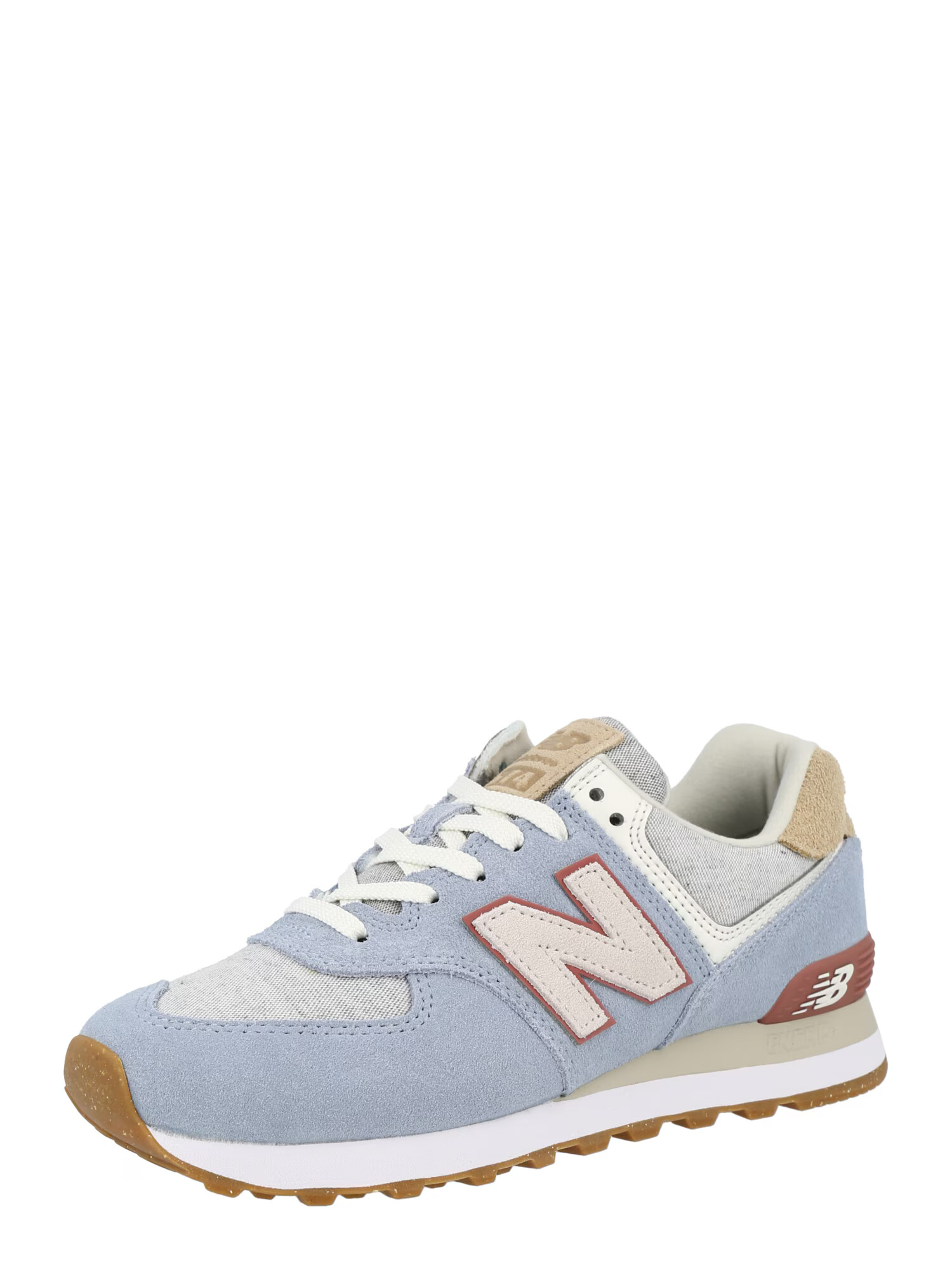 new balance Σνίκερ χαμηλό '574' μπεζ / μπλε παστέλ / κόκκινο παστέλ / λευκό - Pepit.gr