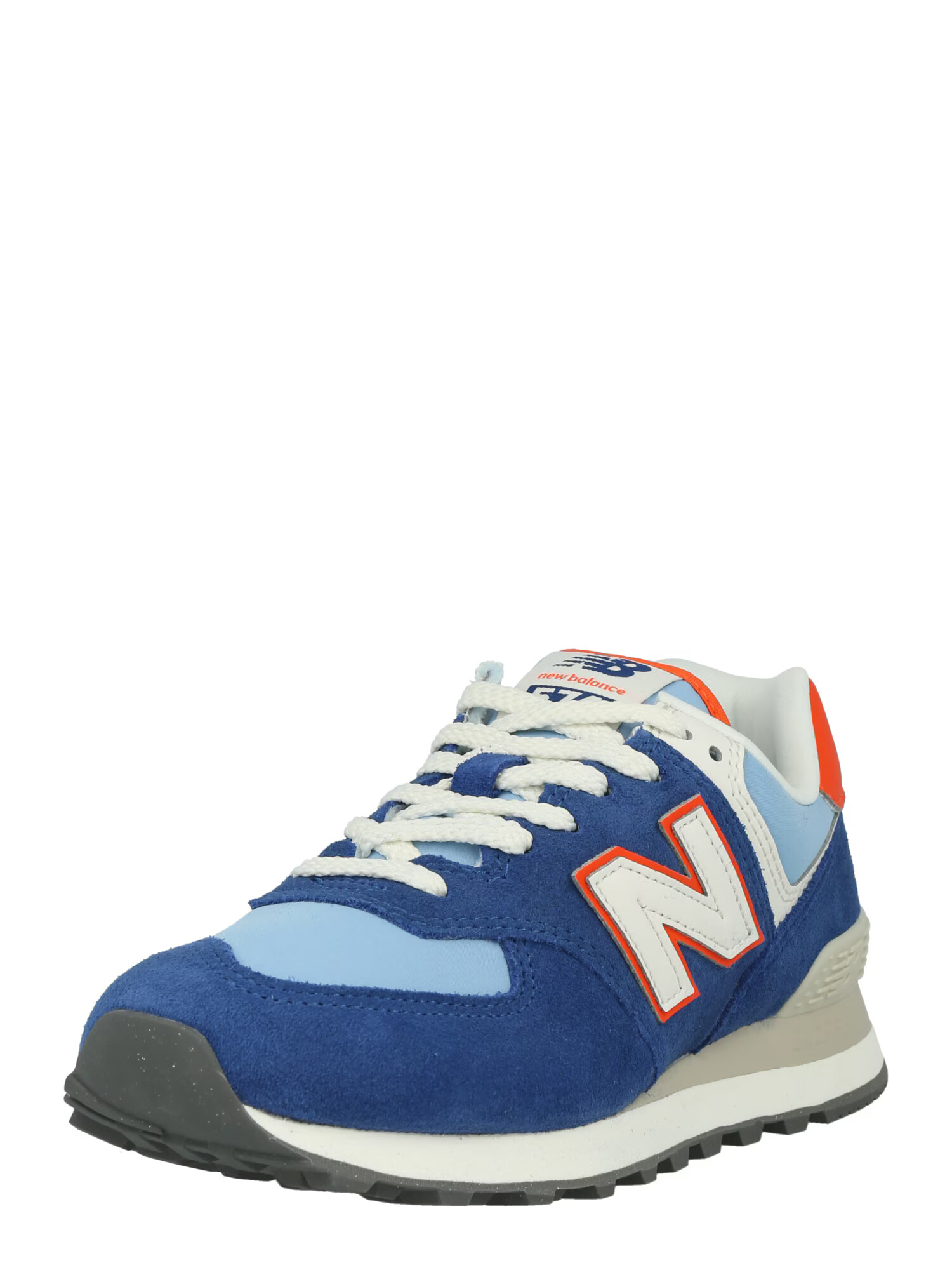 new balance Σνίκερ χαμηλό '574' μπλε / γαλάζιο / πορτοκαλί / λευκό - Pepit.gr