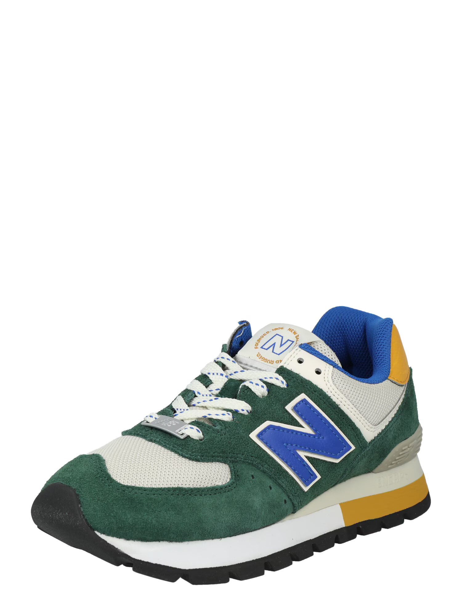 new balance Σνίκερ χαμηλό '574' μπλε / πράσινο / πορτοκαλί / λευκό - Pepit.gr