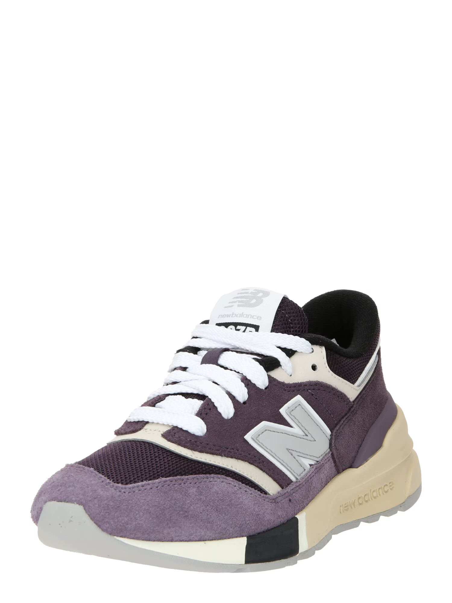 new balance Σνίκερ χαμηλό '997R' μελιτζανί / μαύρο / λευκό - Pepit.gr