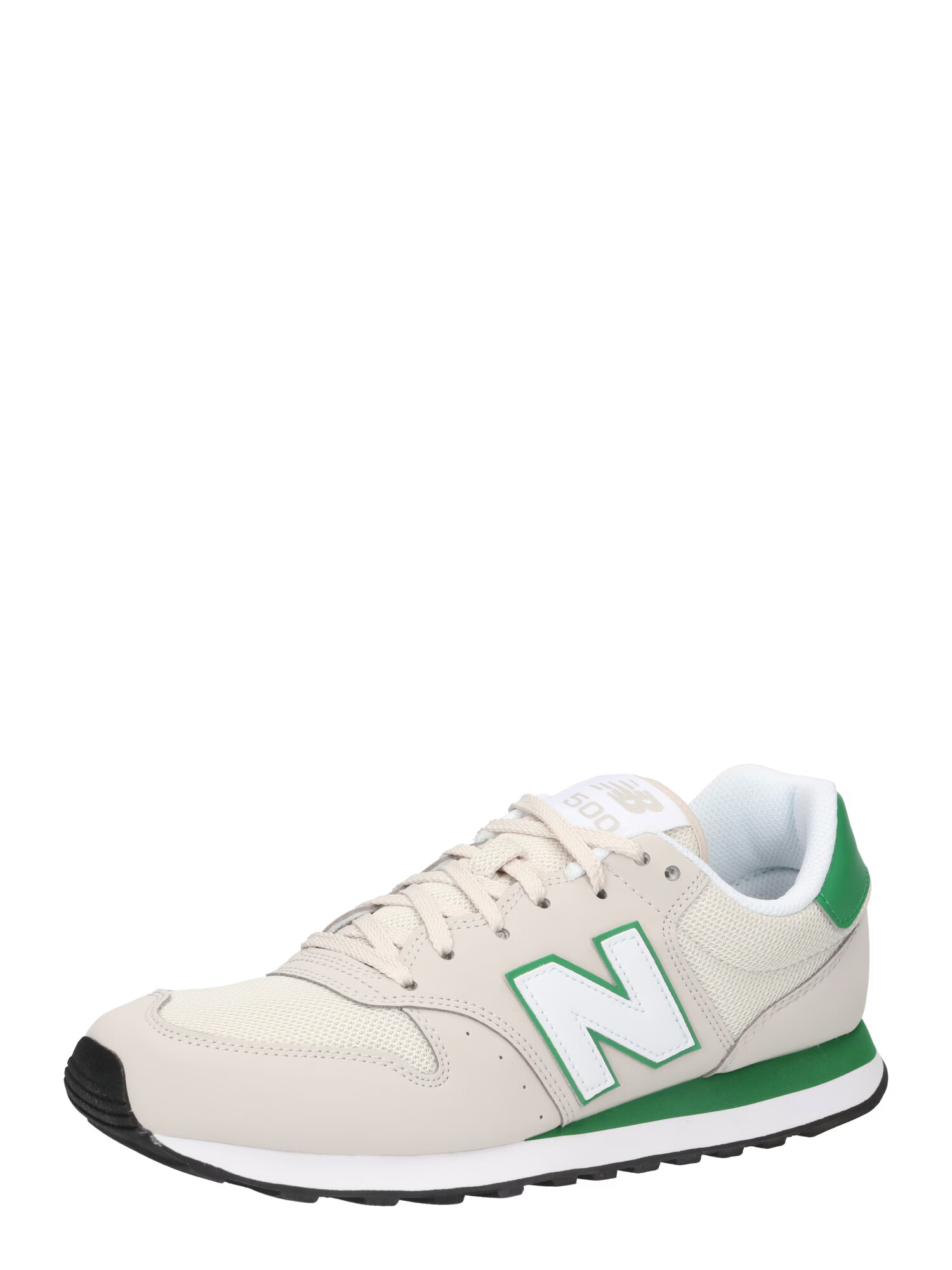 new balance Σνίκερ χαμηλό '500' ανοικτό γκρι / πράσινο γρασιδιού / λευκό - Pepit.gr