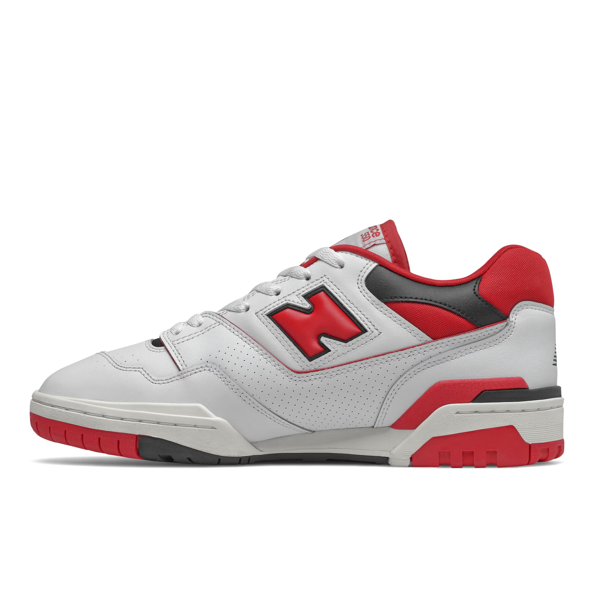 new balance Σνίκερ χαμηλό '550' κόκκινο / μαύρο / λευκό - Pepit.gr