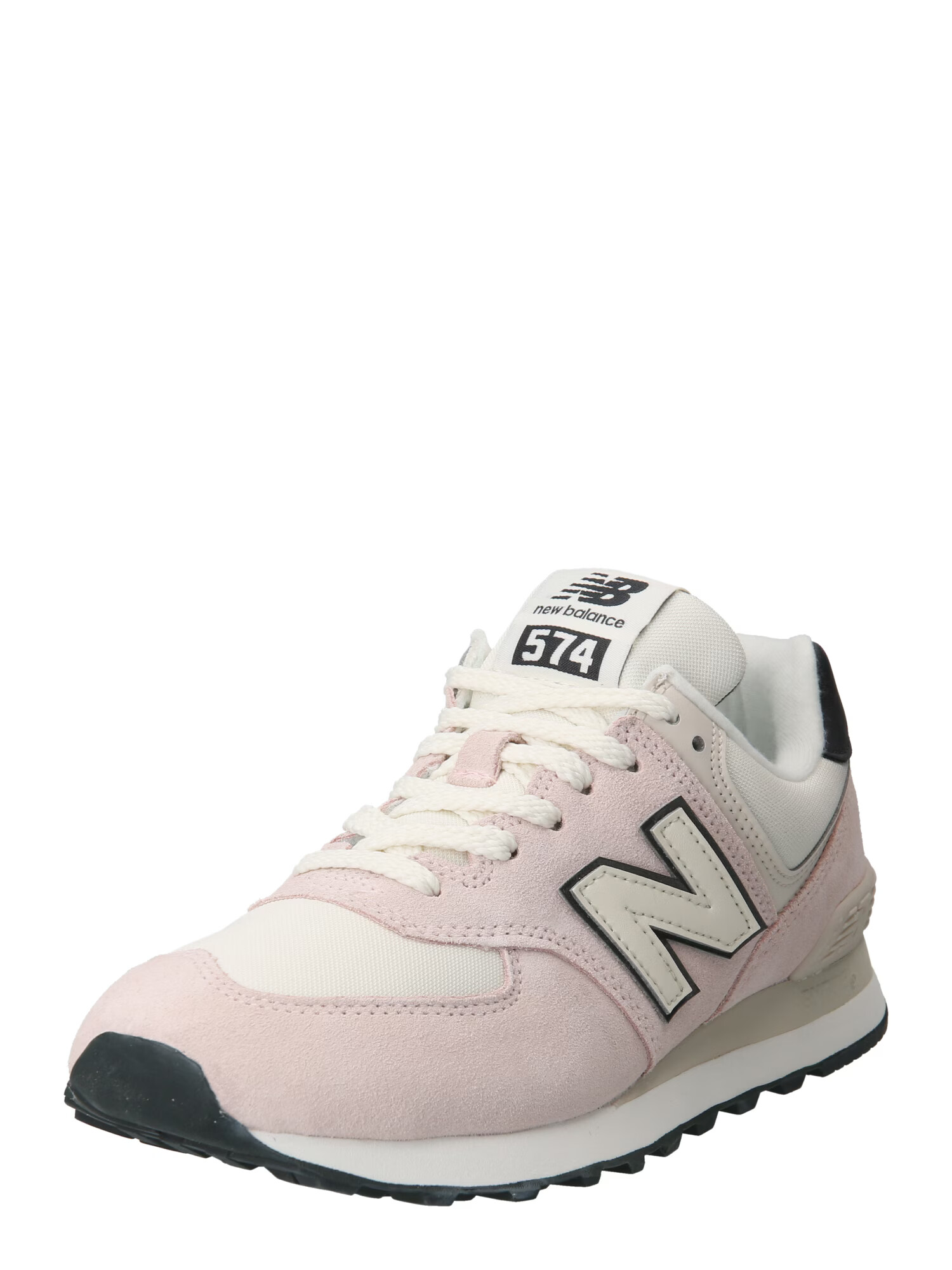 new balance Σνίκερ χαμηλό '574' ροζ παστέλ / μαύρο / φυσικό λευκό - Pepit.gr