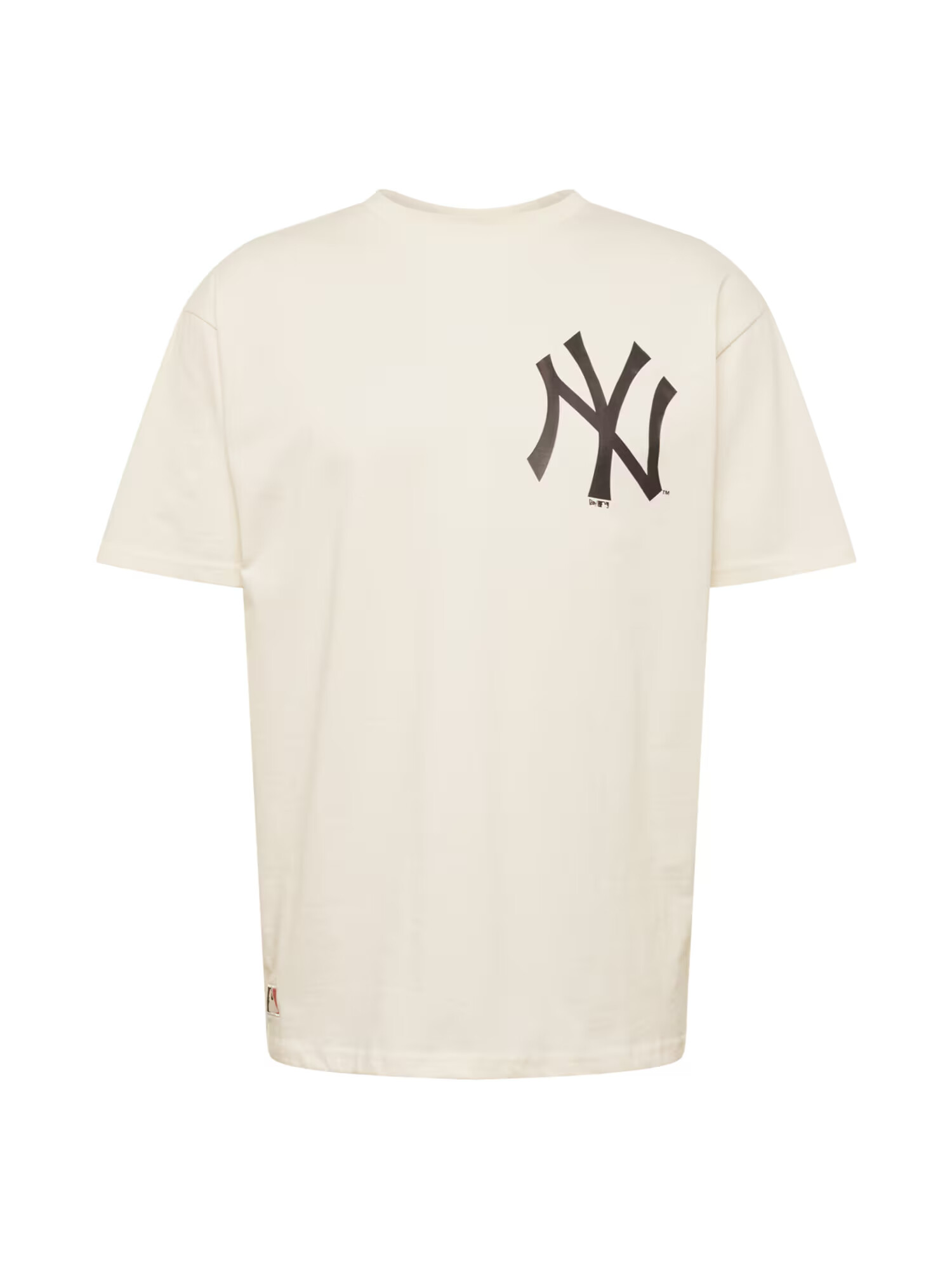 NEW ERA Μπλουζάκι 'MLB New York Yankees' κρεμ / μαύρο - Pepit.gr