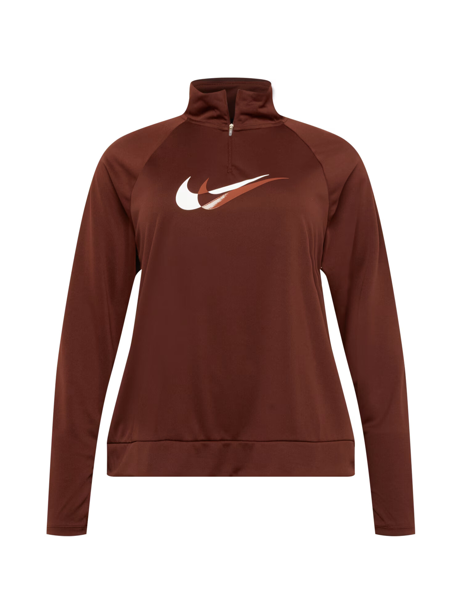 Nike Sportswear Αθλητική μπλούζα φούτερ κόκκινο σκουριάς / λευκό - Pepit.gr