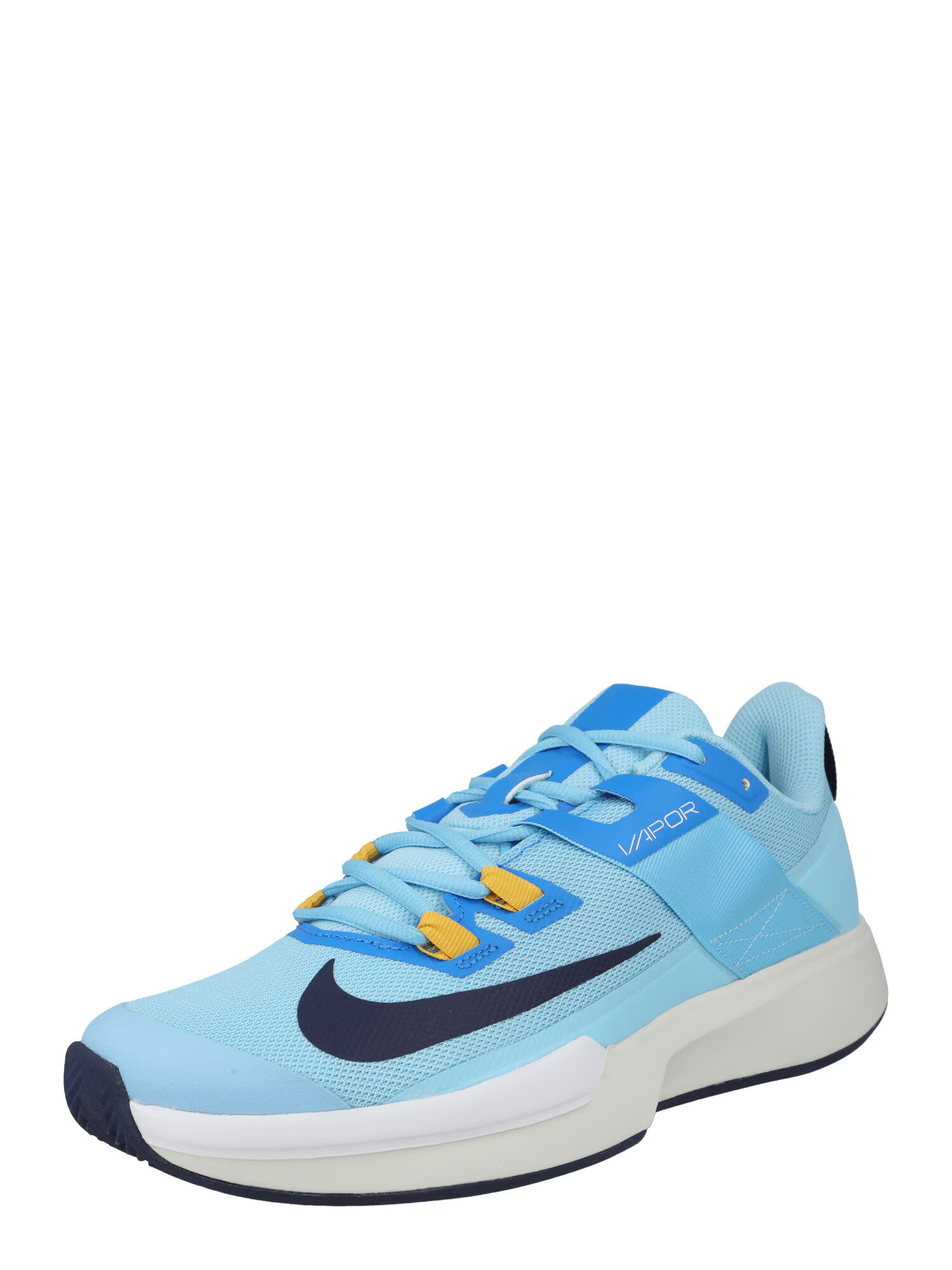 NIKE Αθλητικό παπούτσι 'Court Vapor Lite' ναυτικό μπλε / γαλάζιο / κίτρινο - Pepit.gr