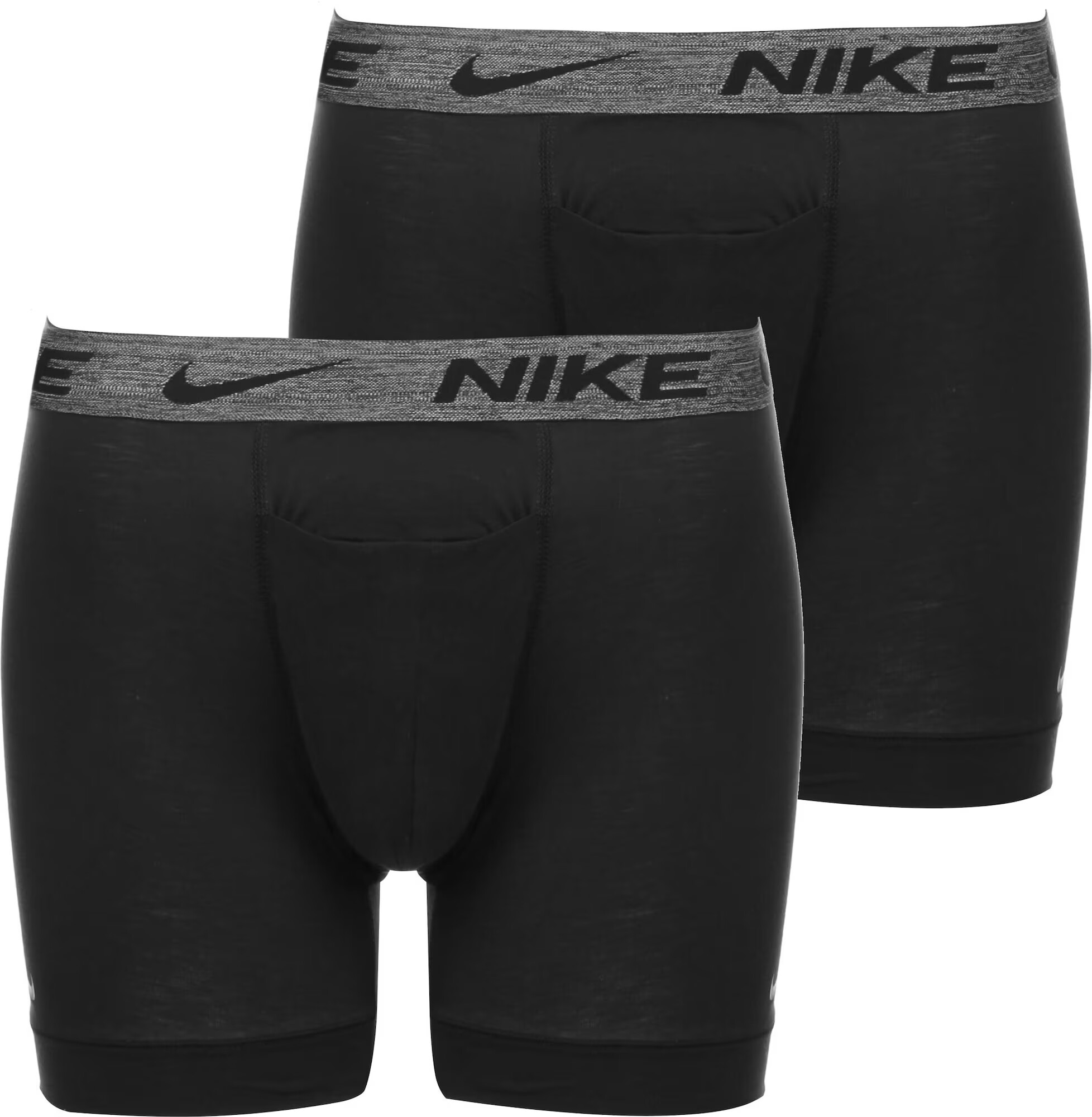 NIKE Αθλητικό σλιπ γκρι μελανζέ / μαύρο - Pepit.gr