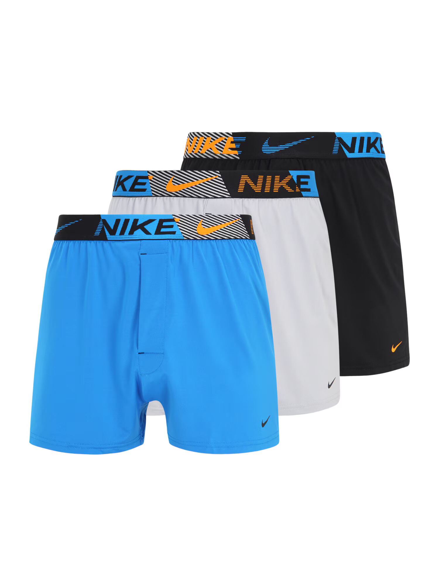 NIKE Αθλητικό σλιπ 'Essential' μπλε ρουά / γκρι / πορτοκαλί / μαύρο - Pepit.gr