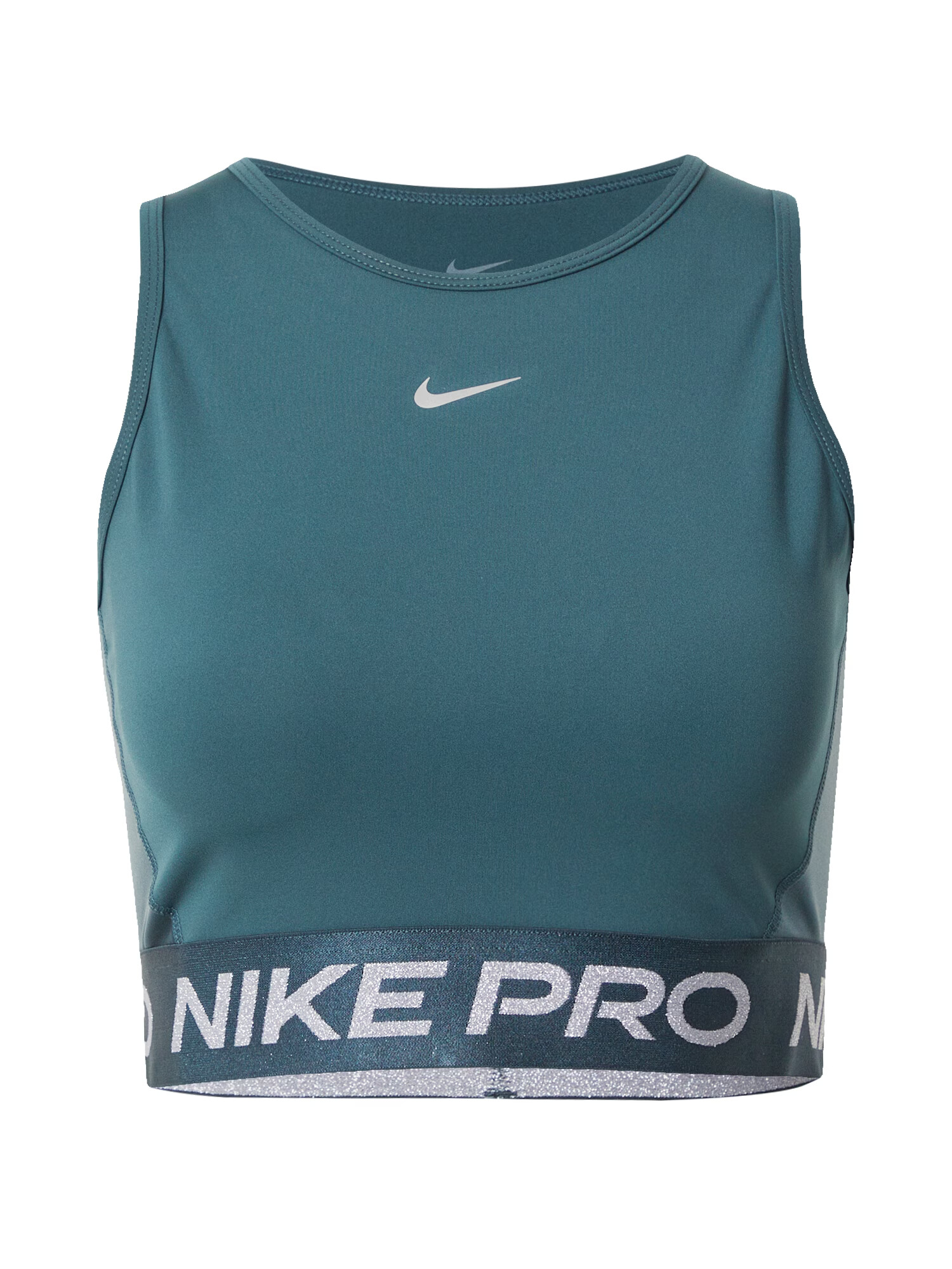 NIKE Αθλητικό τοπ 'Pro' έλατο / μαύρο / λευκό - Pepit.gr