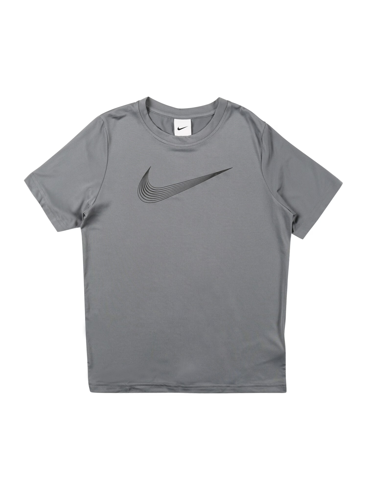 NIKE Λειτουργικό μπλουζάκι γκρι / μαύρο - Pepit.gr