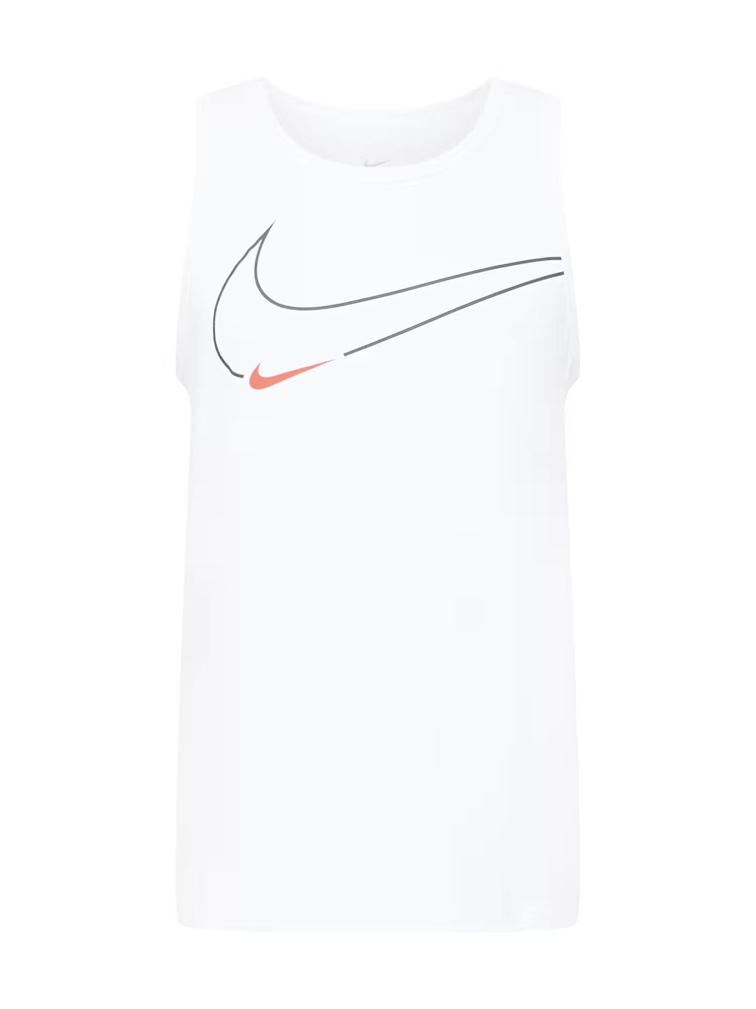 NIKE Λειτουργικό μπλουζάκι κόκκινο / μαύρο / λευκό - Pepit.gr