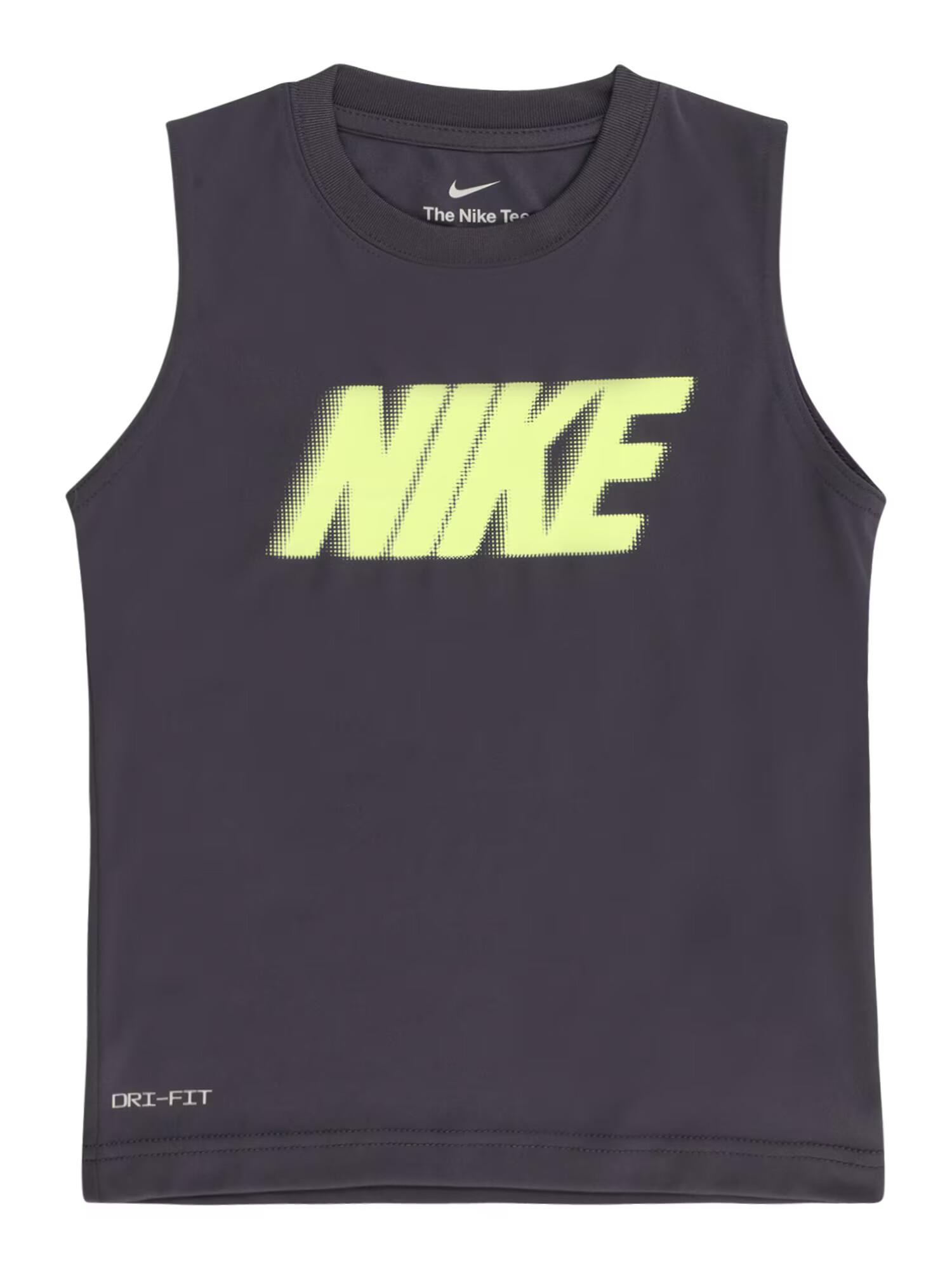 NIKE Λειτουργικό μπλουζάκι λάιμ / σκούρο γκρι - Pepit.gr