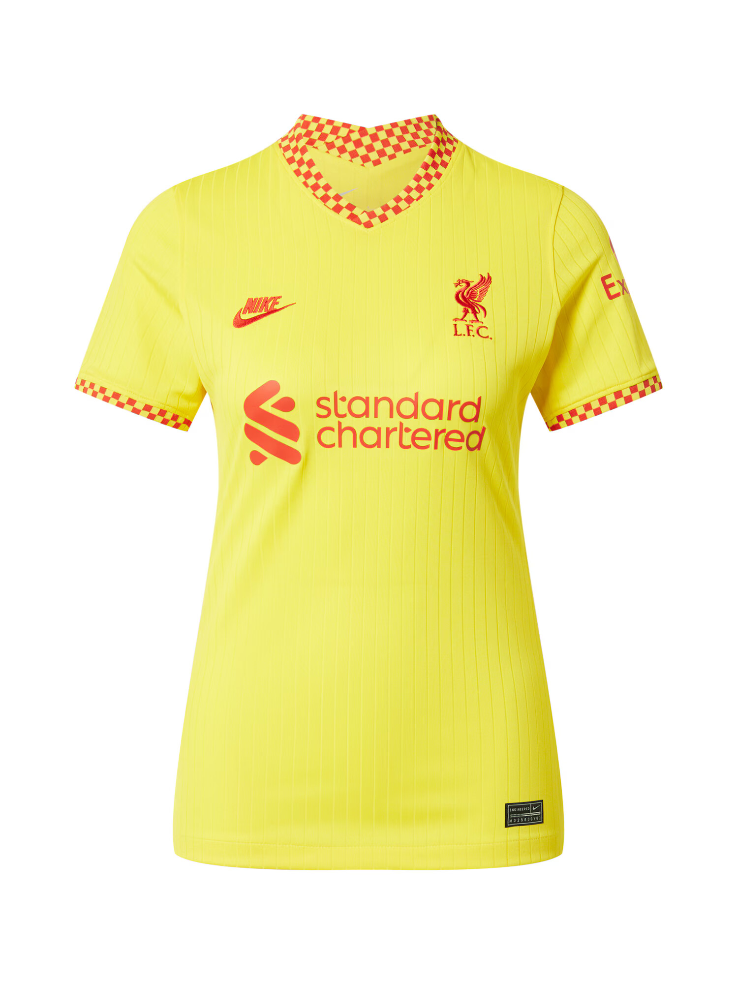 NIKE Λειτουργικό μπλουζάκι 'Liverpool FC 2021/22 Third' κίτρινο / κόκκινο - Pepit.gr