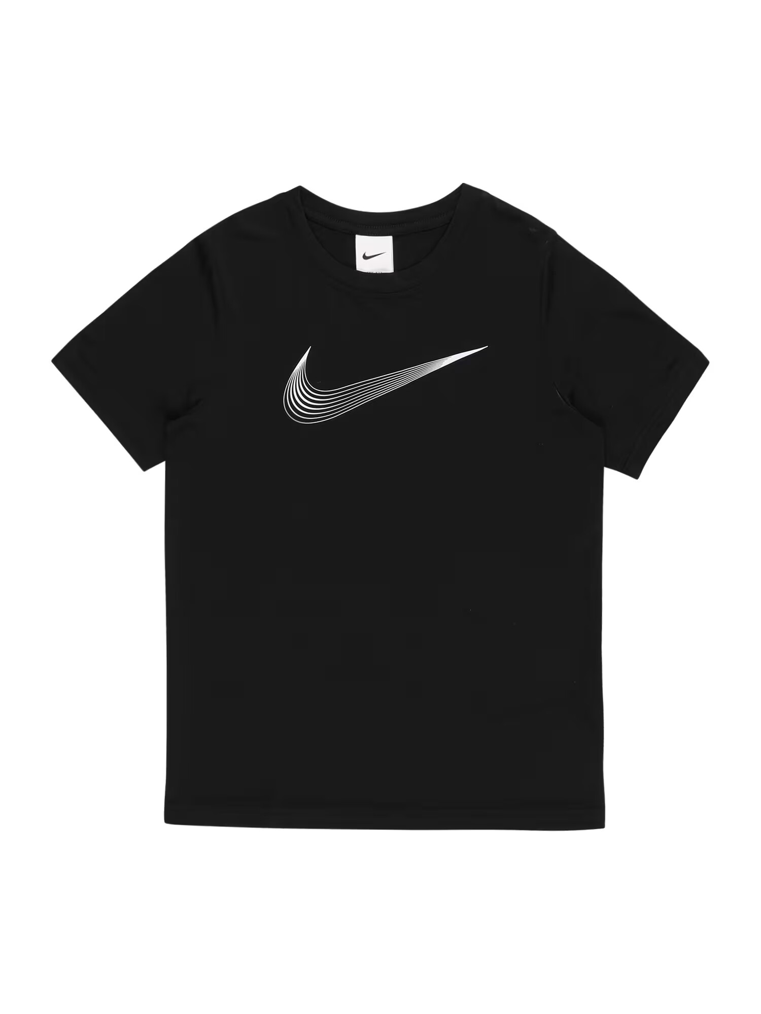 NIKE Λειτουργικό μπλουζάκι μαύρο / λευκό - Pepit.gr