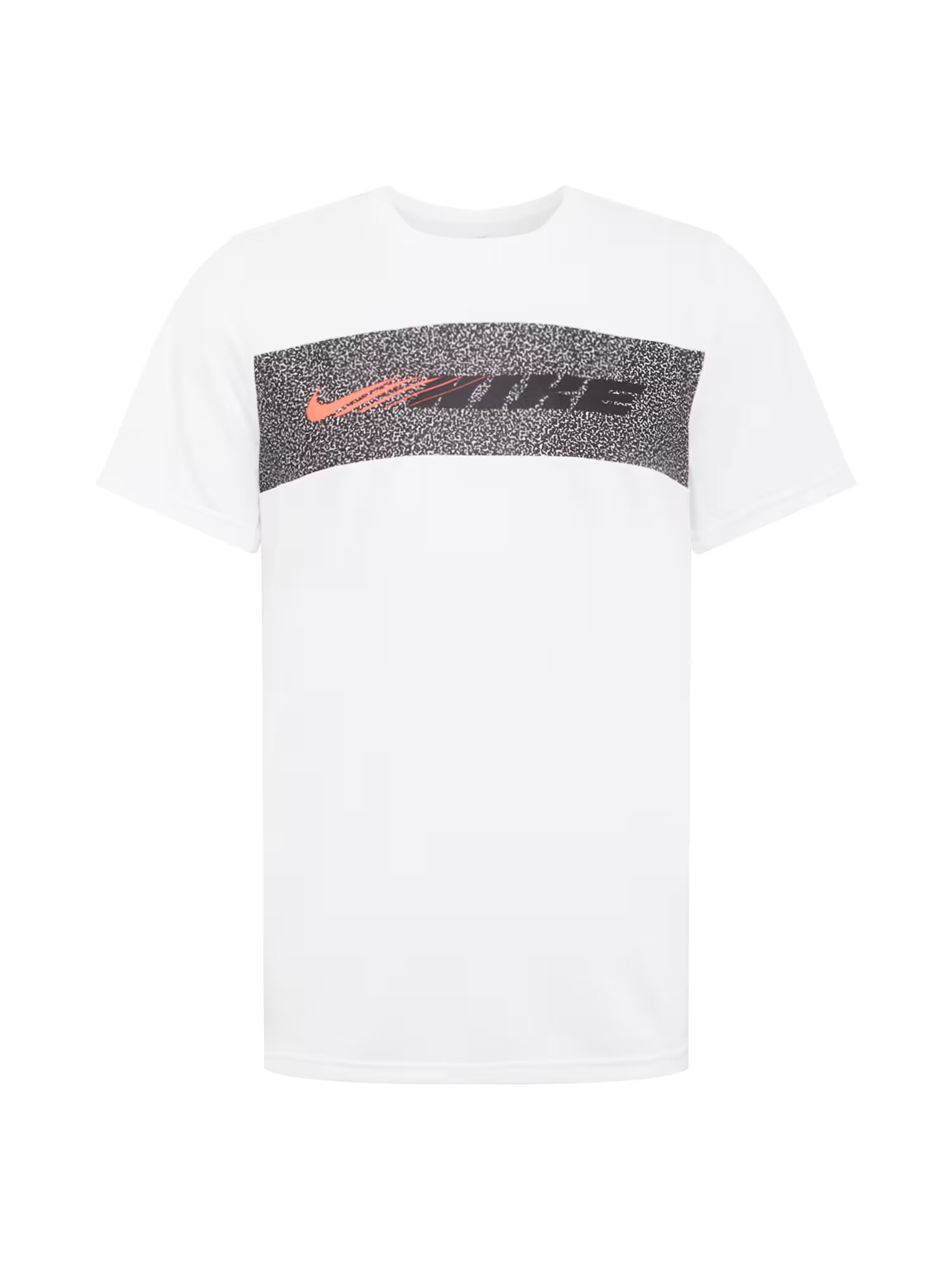 NIKE Λειτουργικό μπλουζάκι σομόν / μαύρο / λευκό - Pepit.gr