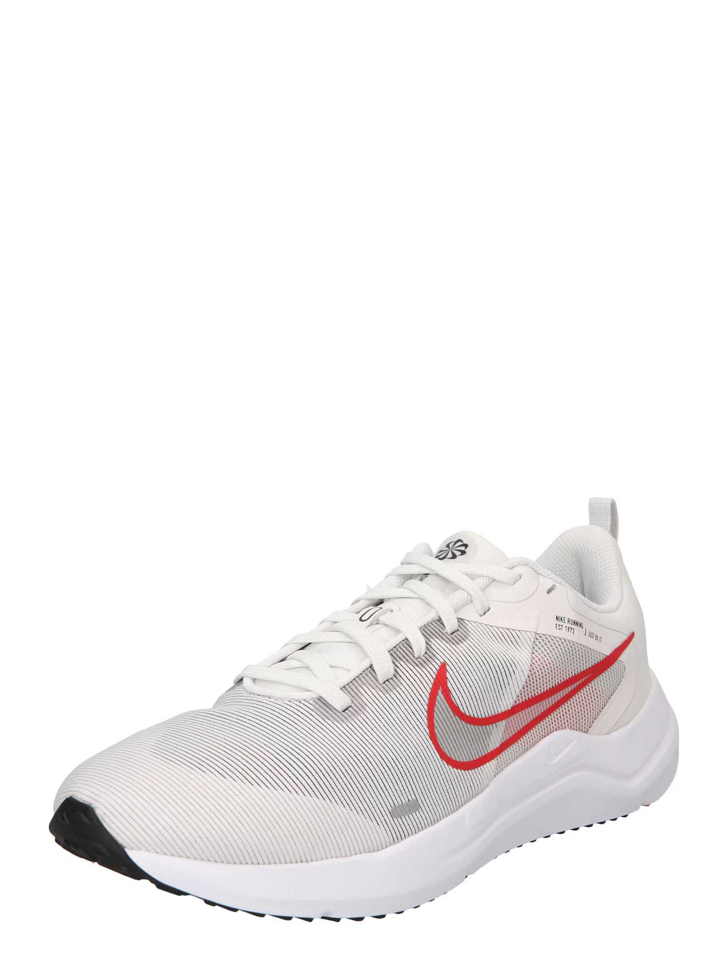 NIKE Παπούτσι για τρέξιμο 'Downshifter 12' ανοικτό γκρι / κόκκινο - Pepit.gr