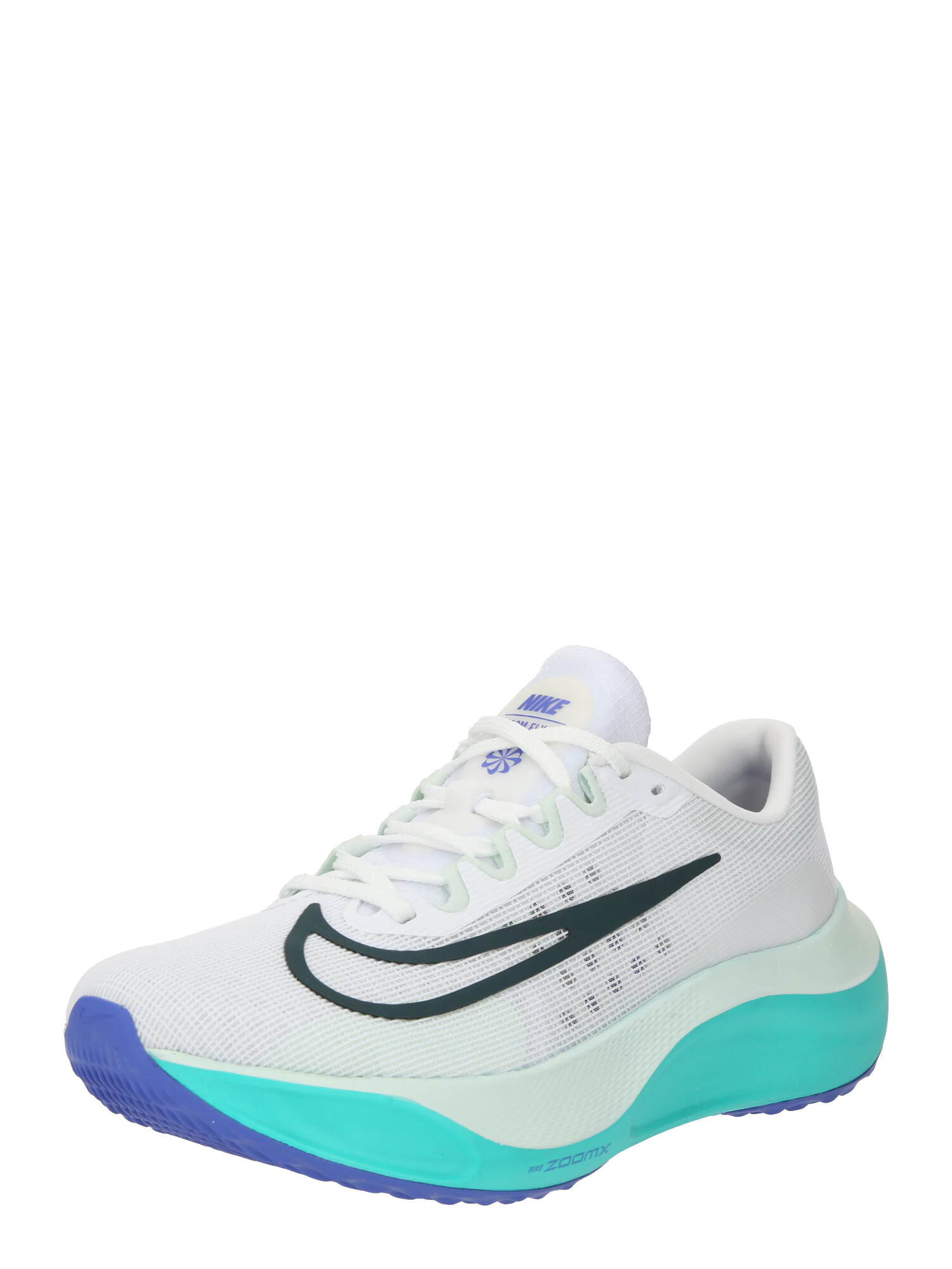 NIKE Παπούτσι για τρέξιμο 'Zoom Fly 5' πετρόλ / λευκό - Pepit.gr