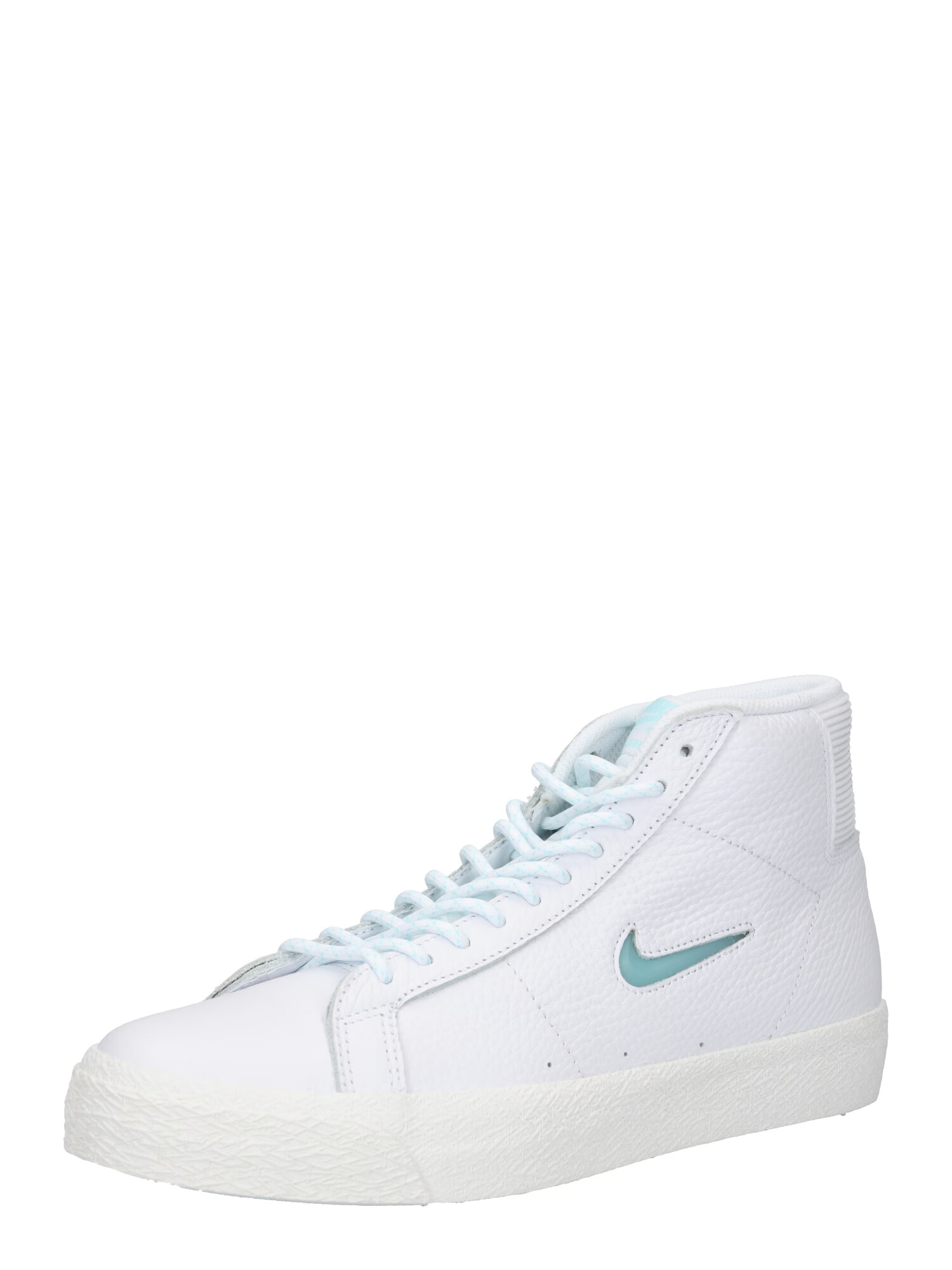 Nike SB Σνίκερ ψηλό 'ZOOM BLAZER' γαλαζοπράσινο / λευκό - Pepit.gr