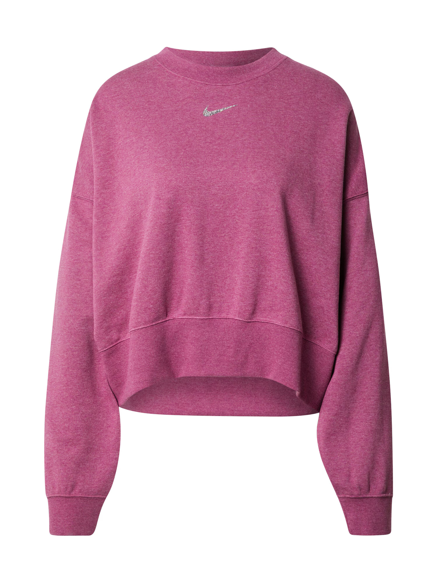 Nike Sportswear Αθλητική μπλούζα φούτερ κυκλάμινο / ασημί - Pepit.gr