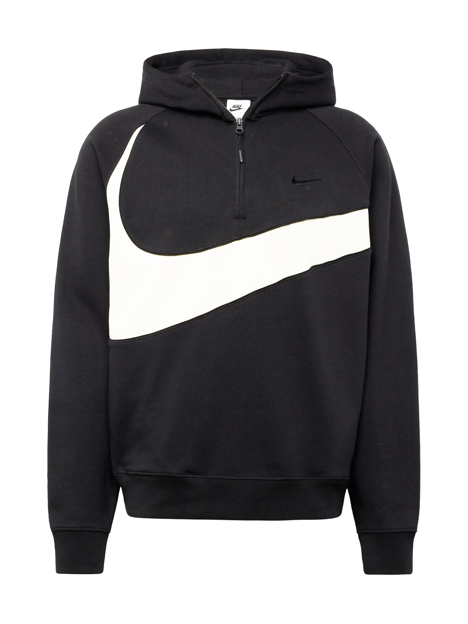 Nike Sportswear Αθλητική μπλούζα φούτερ μαύρο / λευκό - Pepit.gr