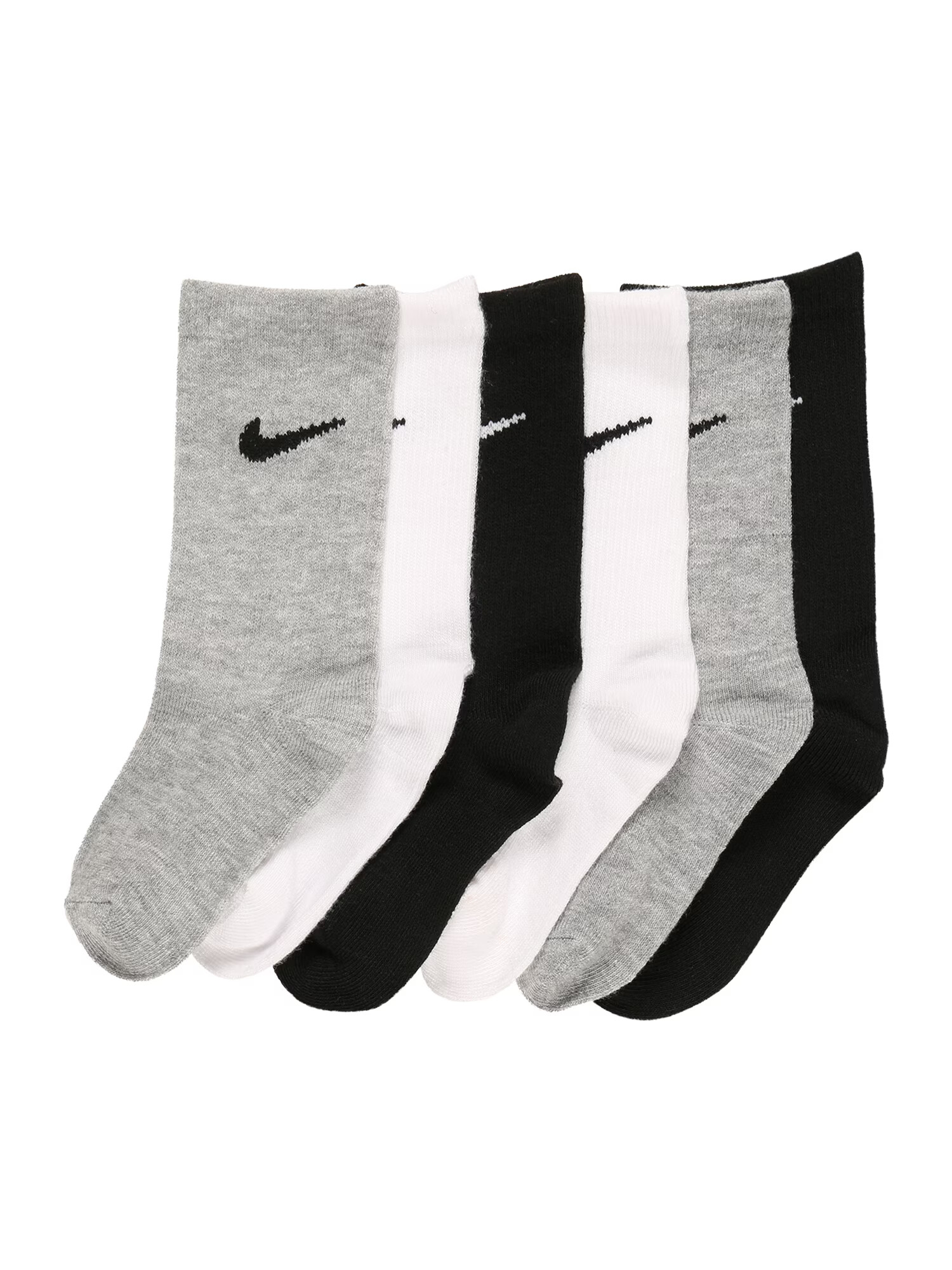 Nike Sportswear Αθλητικές κάλτσες γκρι μελανζέ / μαύρο / λευκό - Pepit.gr