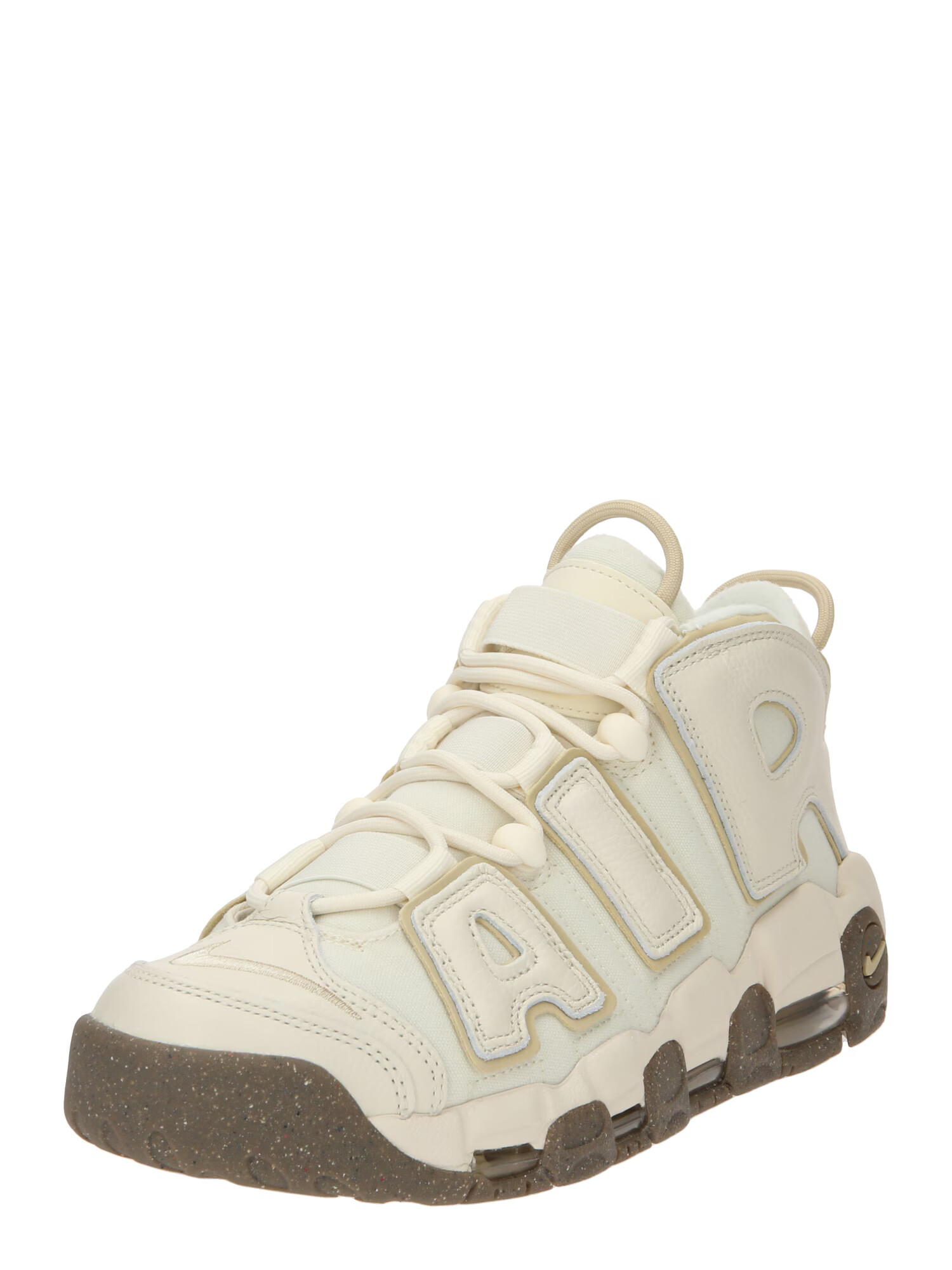 Nike Sportswear Αθλητικό παπούτσι 'AIR MORE UPTEMPO 96' μπεζ / καφέ μελανζέ / λευκό μαλλιού - Pepit.gr