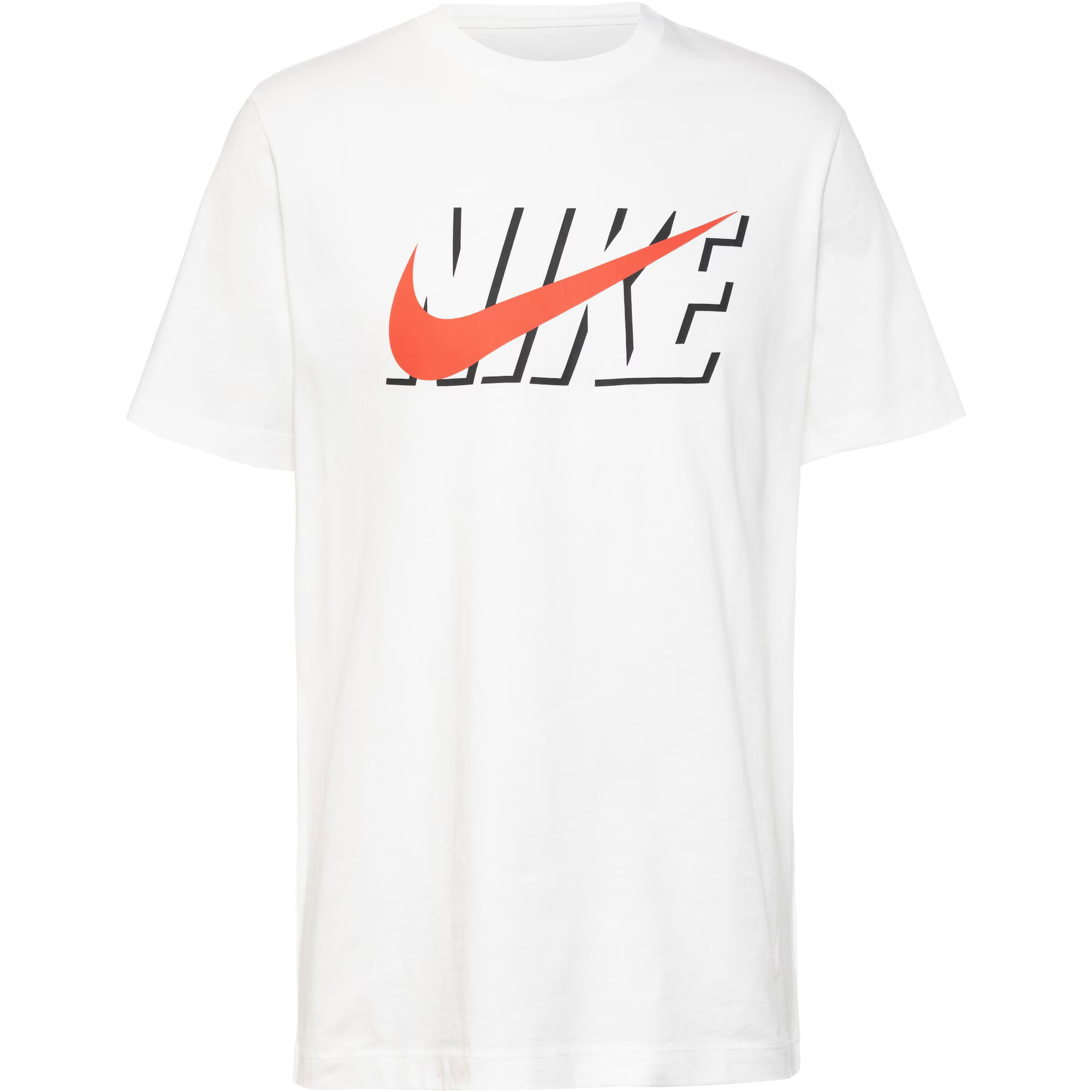 Nike Sportswear Μπλουζάκι 'SWOOSH' κόκκινο / μαύρο / λευκό - Pepit.gr