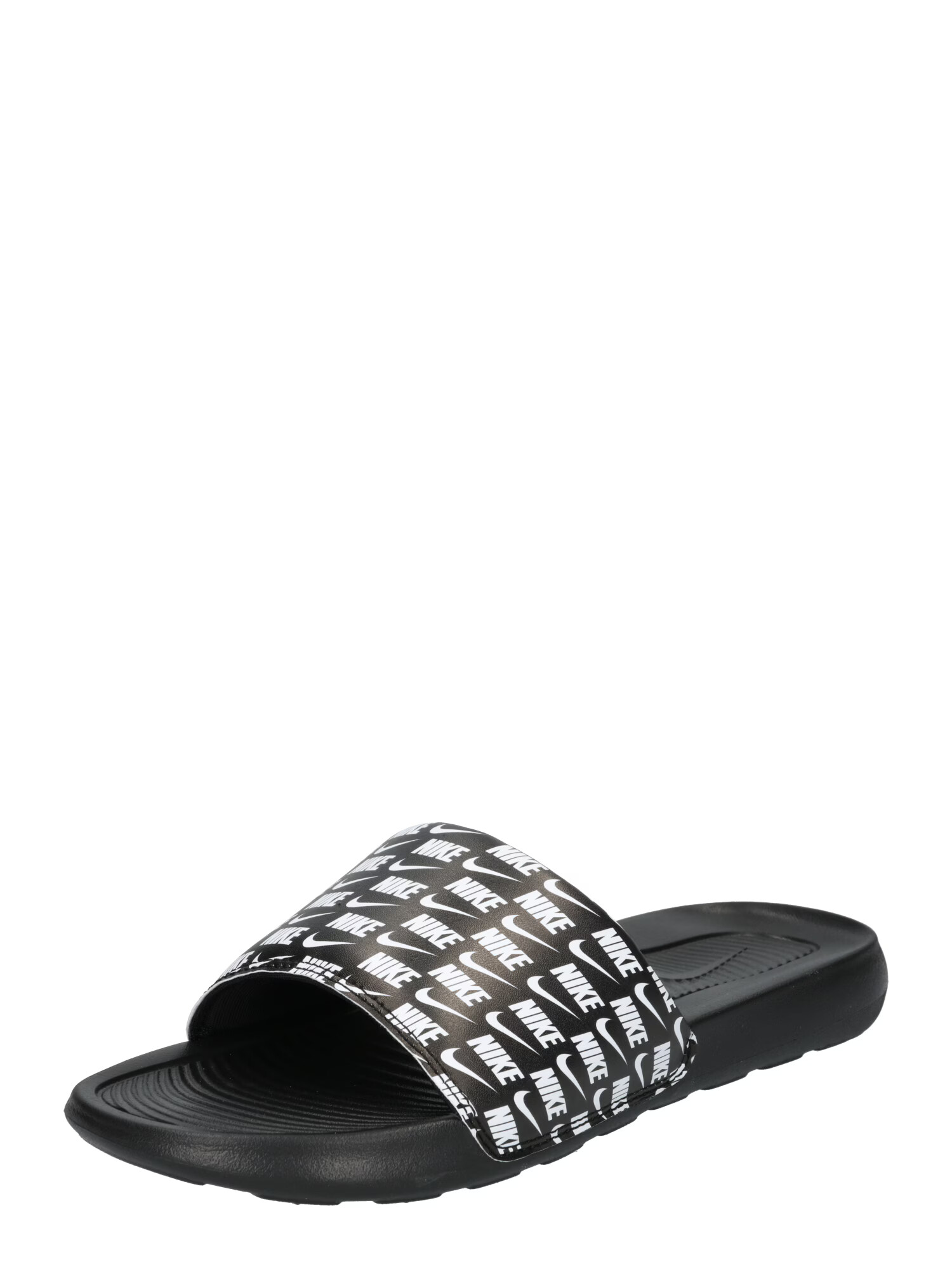 Nike Sportswear Μιούλ 'VICTORI ONE SLIDE PRINT' μαύρο / λευκό - Pepit.gr