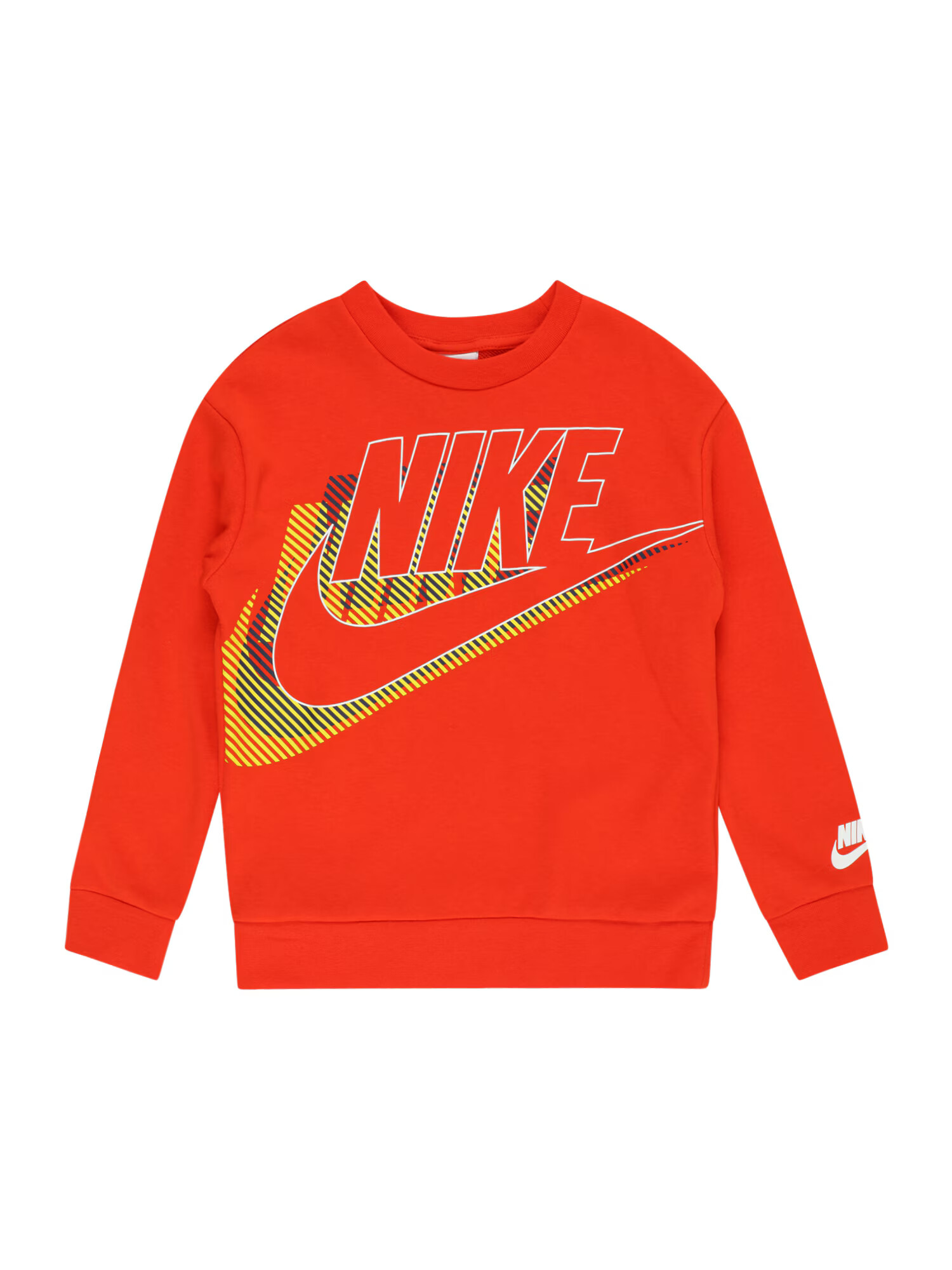 Nike Sportswear Μπλούζα φούτερ 'ACTIVE JOY' κίτρινο / κόκκινο / μαύρο / λευκό - Pepit.gr