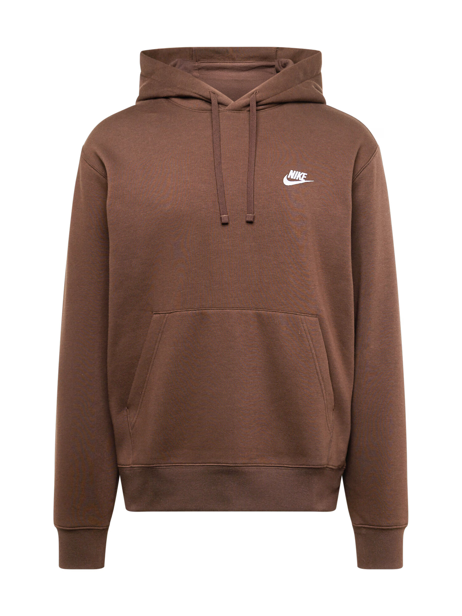 Nike Sportswear Μπλούζα φούτερ 'Club Fleece' καφέ / λευκό - Pepit.gr