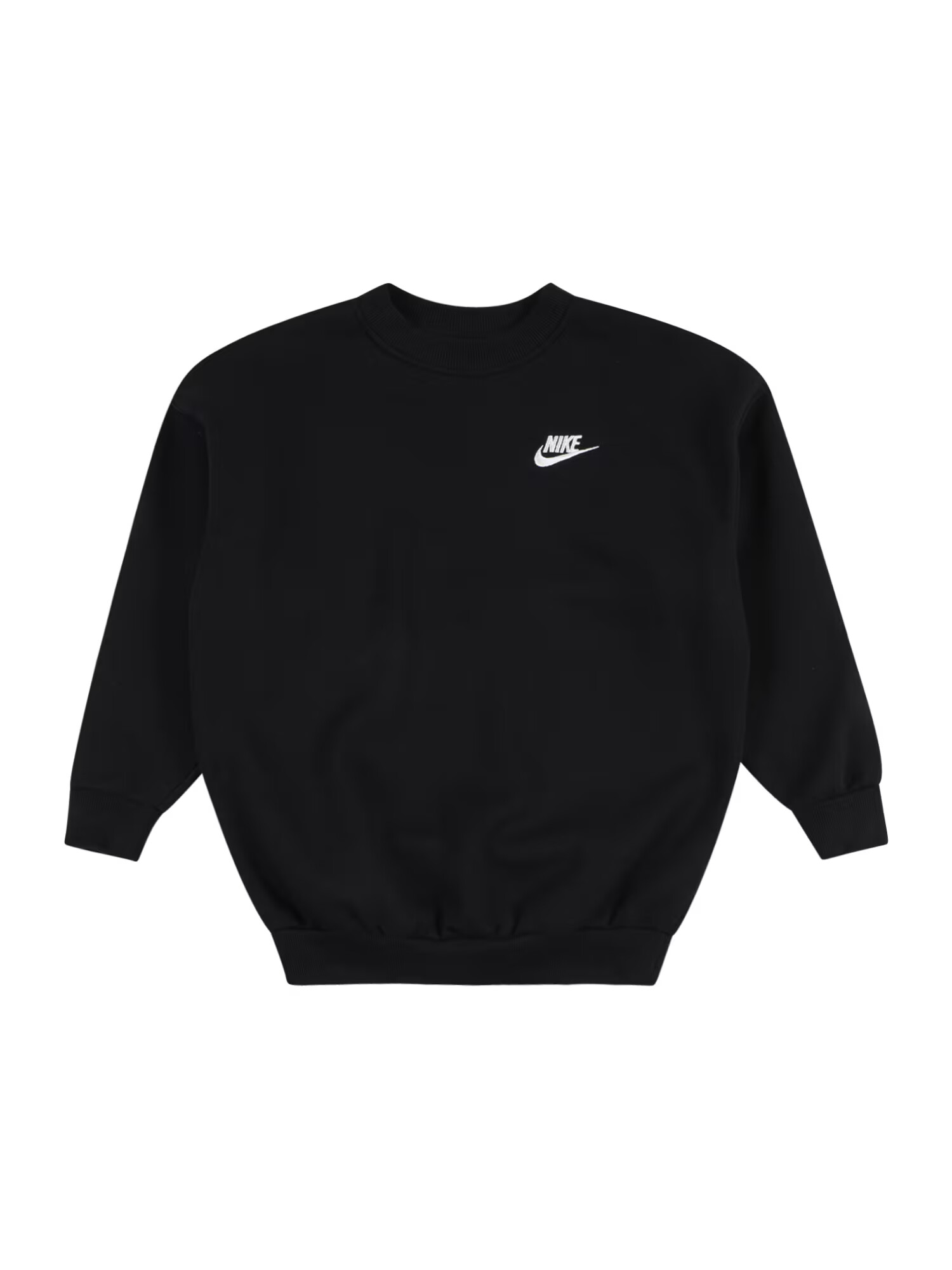 Nike Sportswear Μπλούζα φούτερ 'Club Fleece' μαύρο / λευκό - Pepit.gr