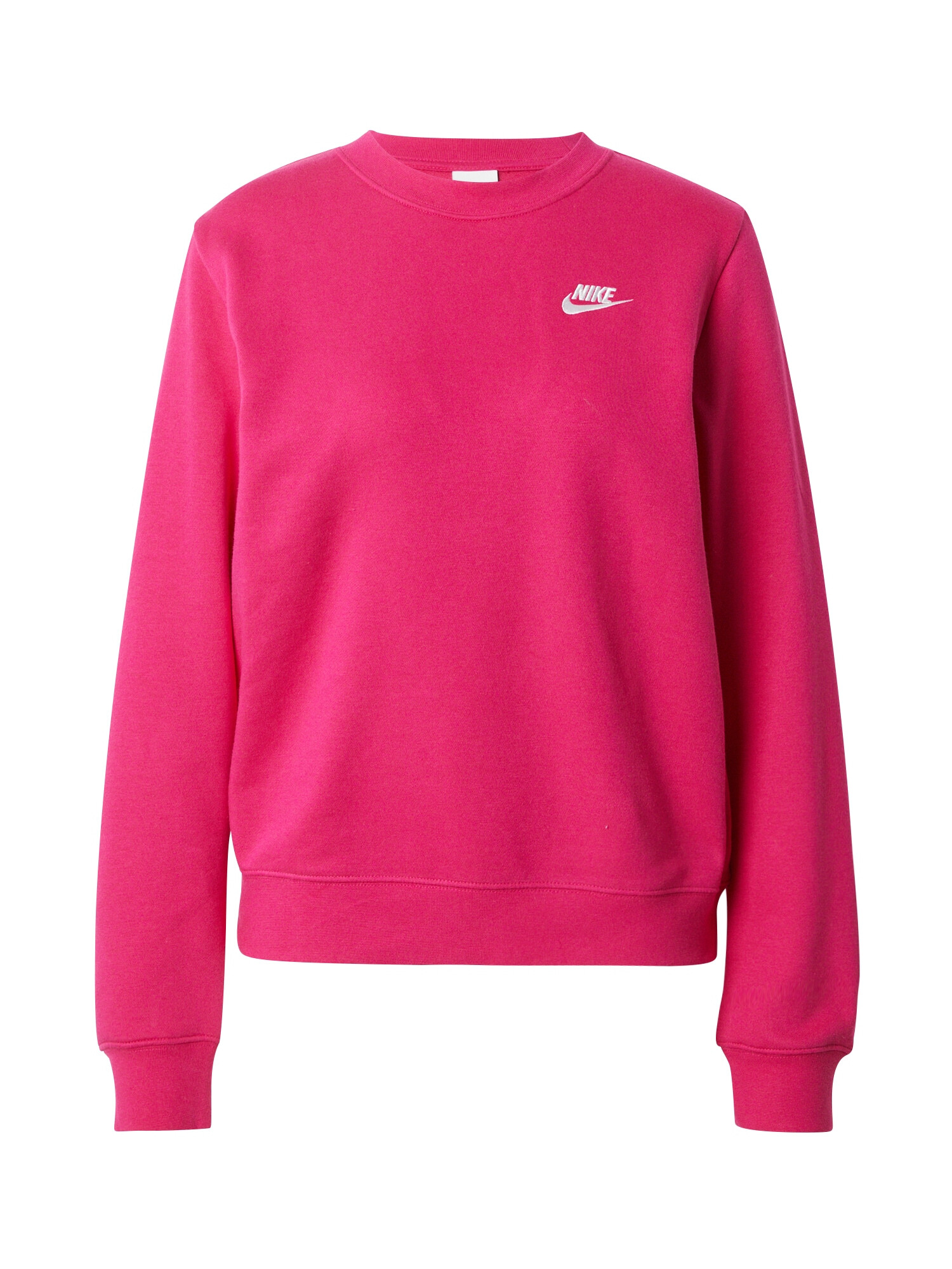 Nike Sportswear Μπλούζα φούτερ 'Club Fleece' φούξια / λευκό - Pepit.gr