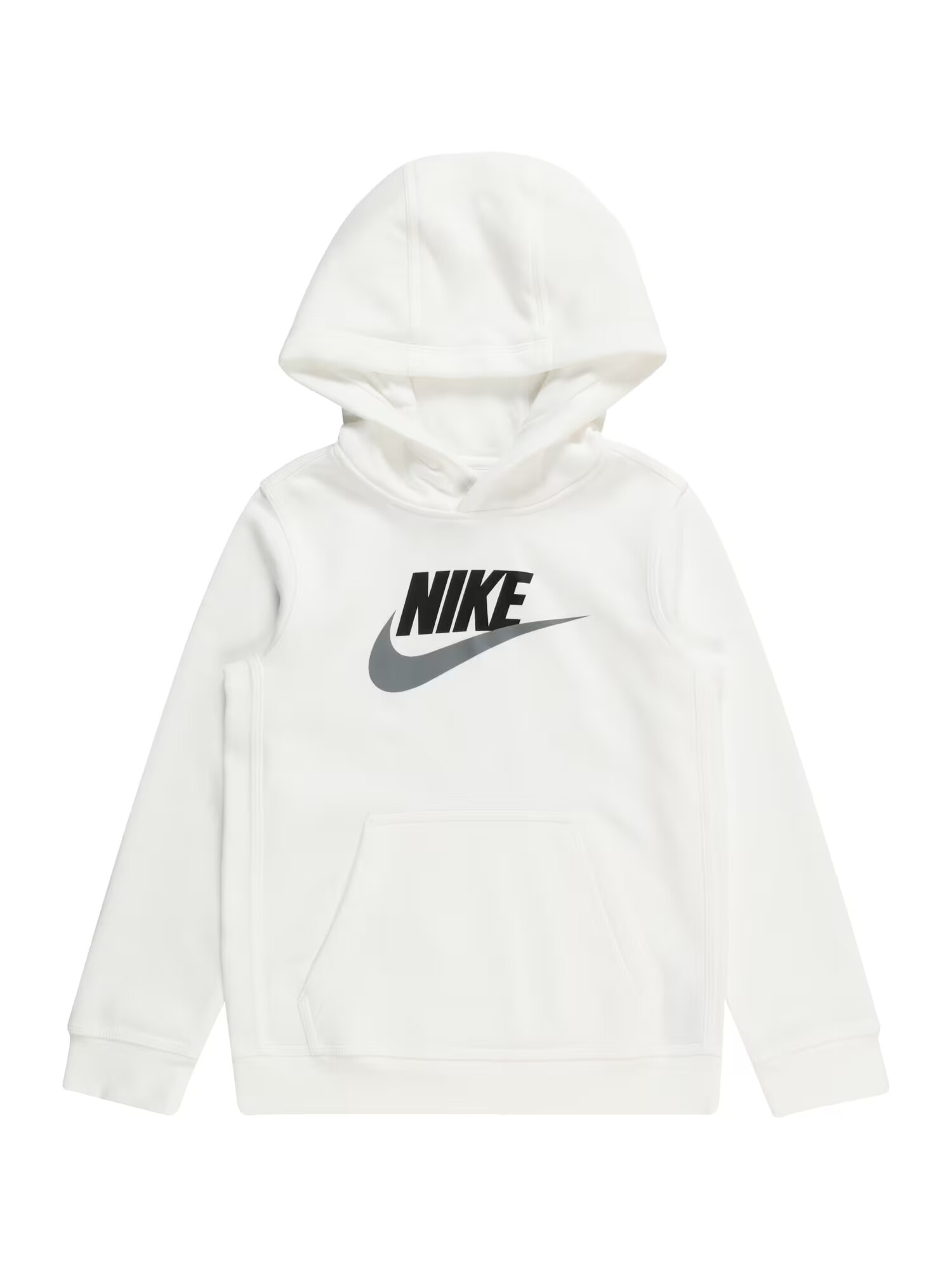 Nike Sportswear Μπλούζα φούτερ 'CLUB' μαύρο / offwhite - Pepit.gr