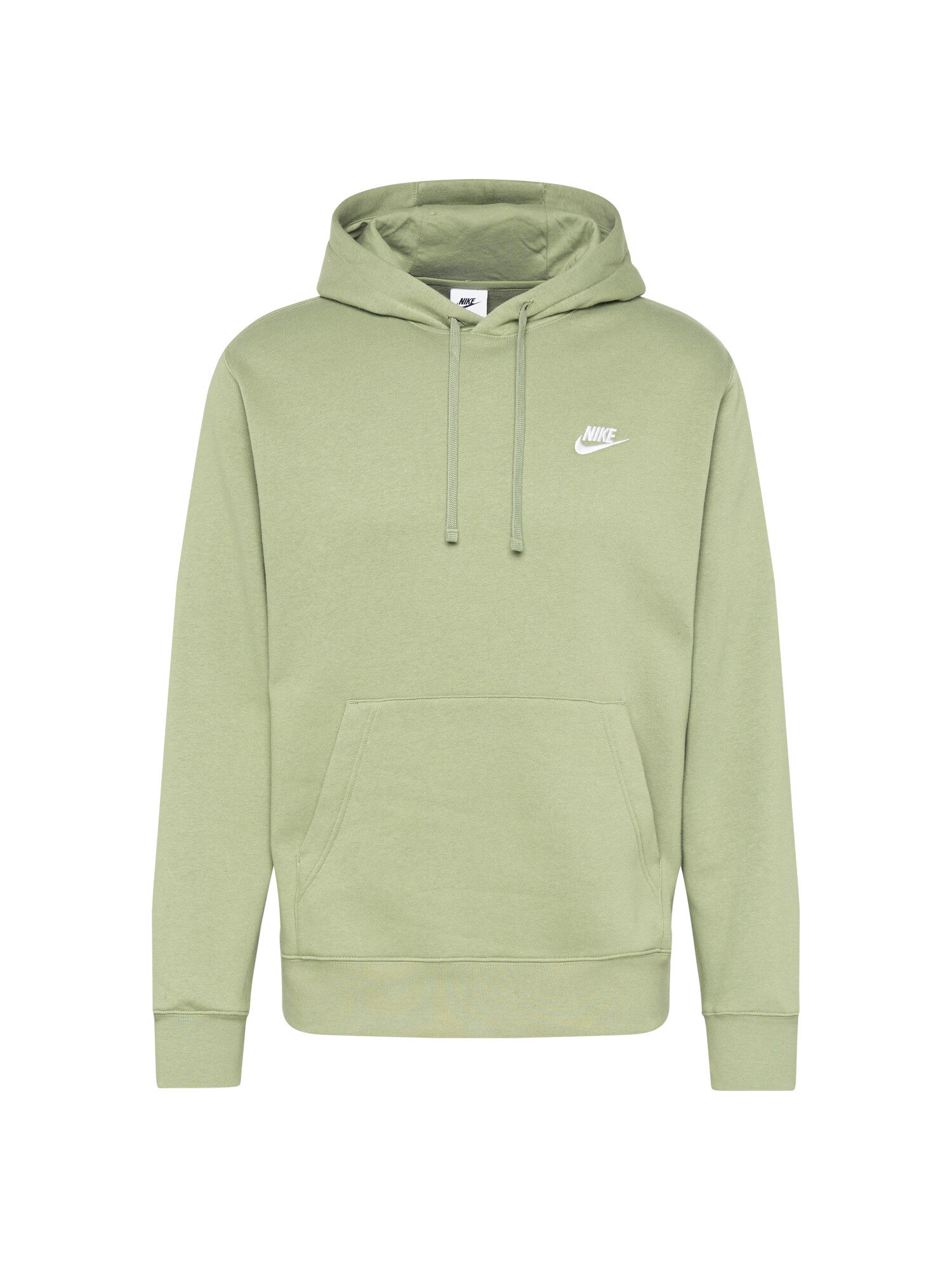 Nike Sportswear Μπλούζα φούτερ 'Club Fleece' μήλο / λευκό - Pepit.gr