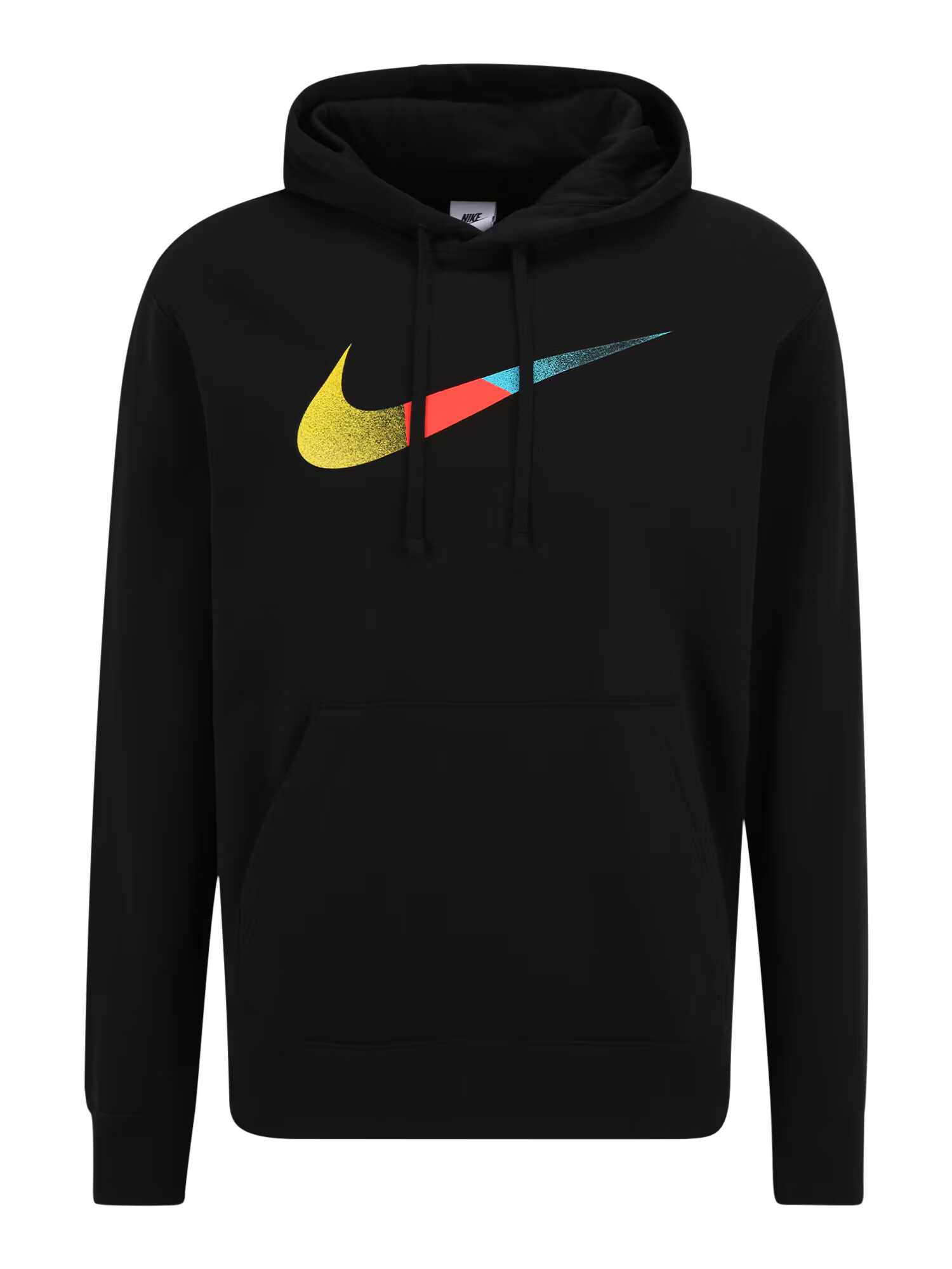 Nike Sportswear Μπλούζα φούτερ γαλάζιο / κίτρινο / ανοικτό κόκκινο / μαύρο - Pepit.gr