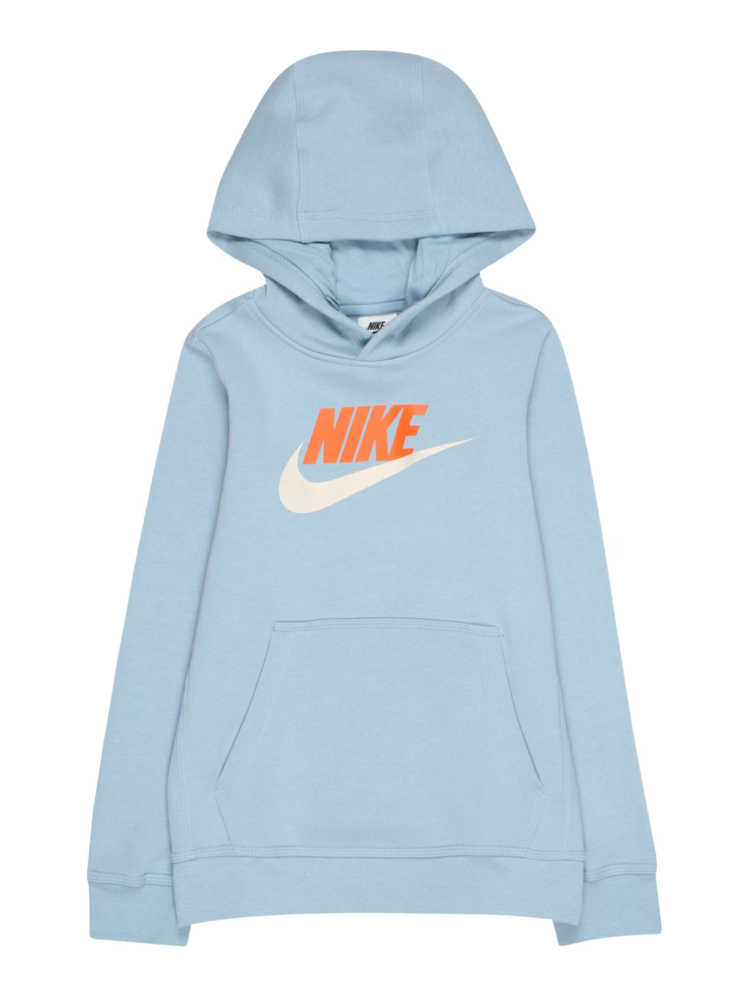 Nike Sportswear Μπλούζα φούτερ γαλάζιο / πορτοκαλί / λευκό - Pepit.gr